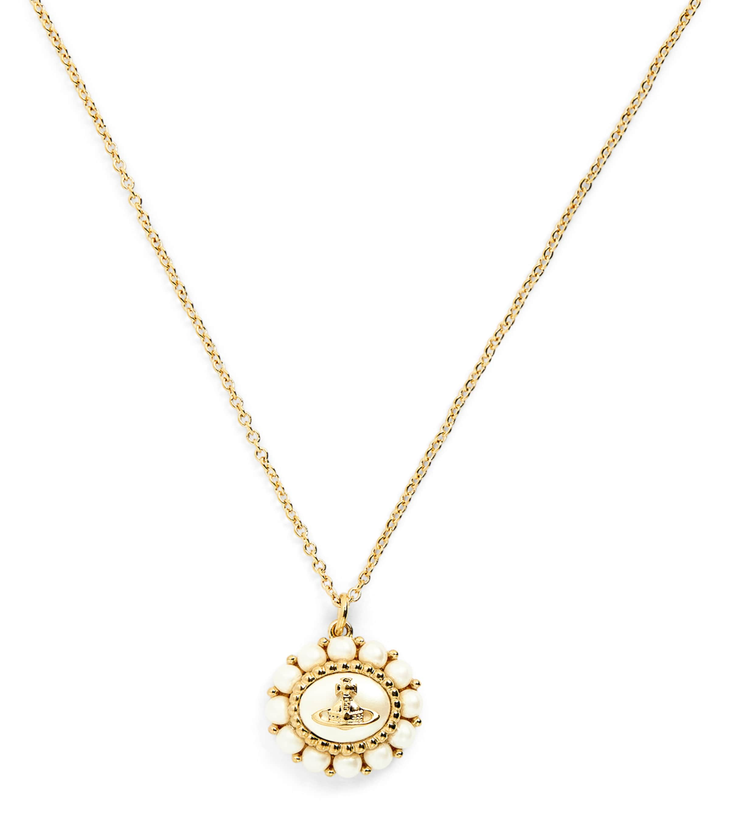 Shop Vivienne Westwood Amaya Pendant Necklace In Gold