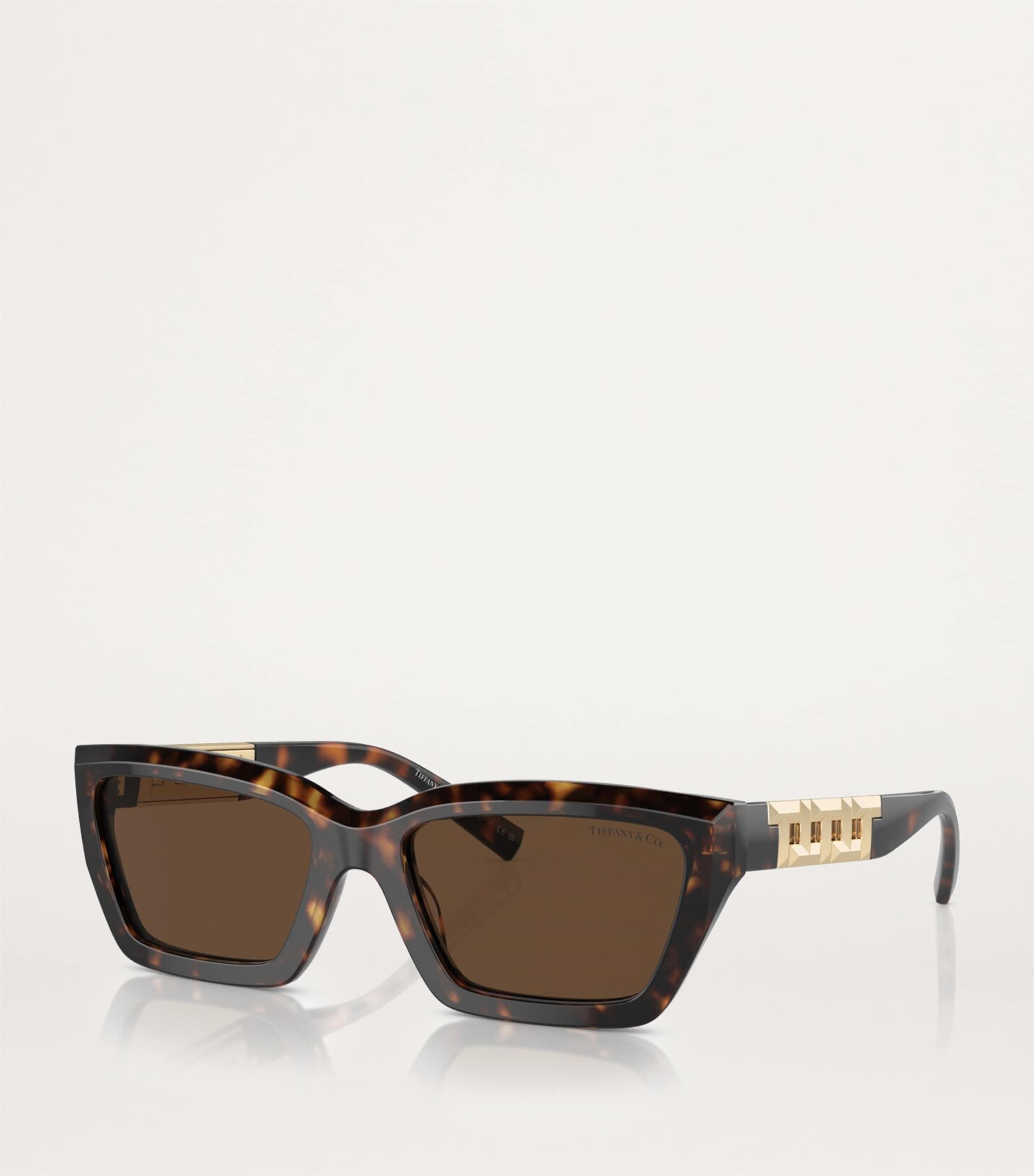 Acetate Rectangular Sunglasses 80153G Image 2