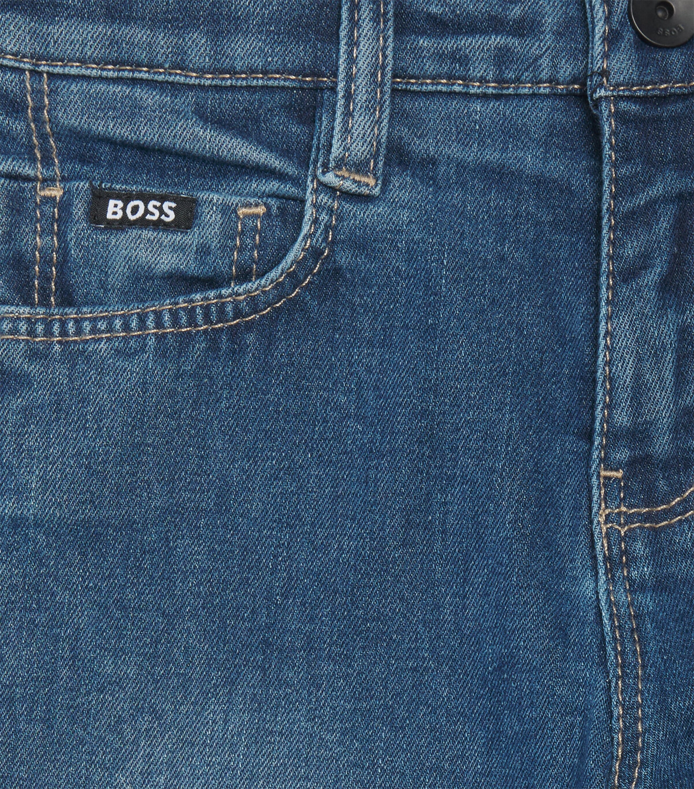 BOSS Kidswear Straight Jeans (4-16 Years) Stone Pulv Image 2