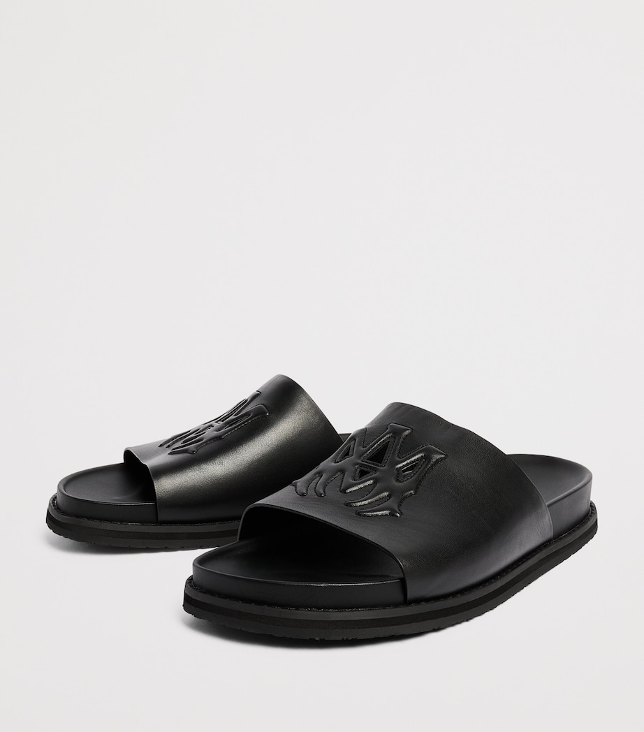 AMIRI Leather MA Sandals Black Image 2