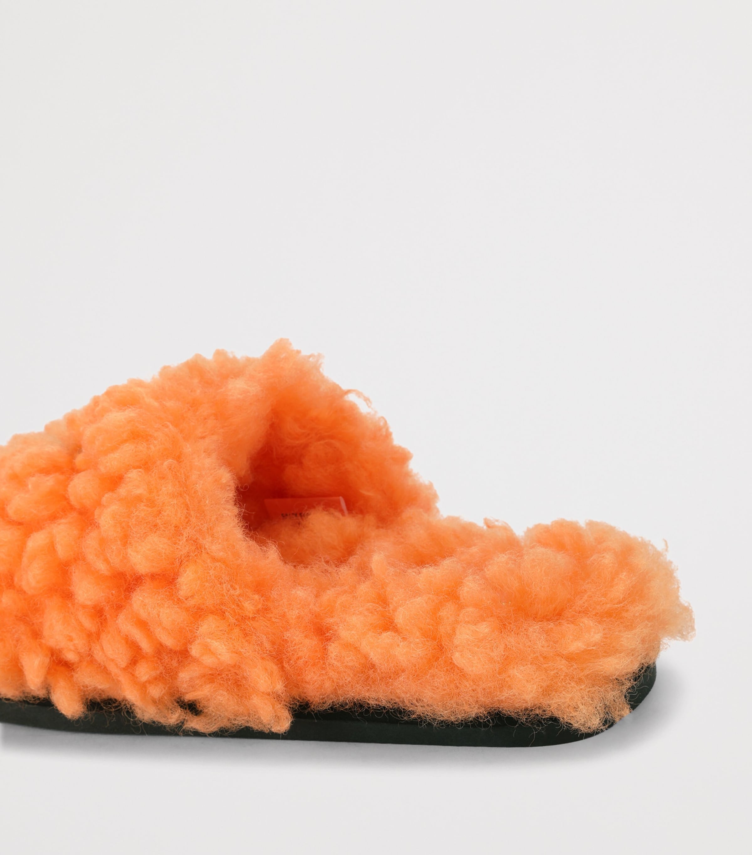 Kurt Geiger London Faux Shearling Kensington Slippers Orange Image 3