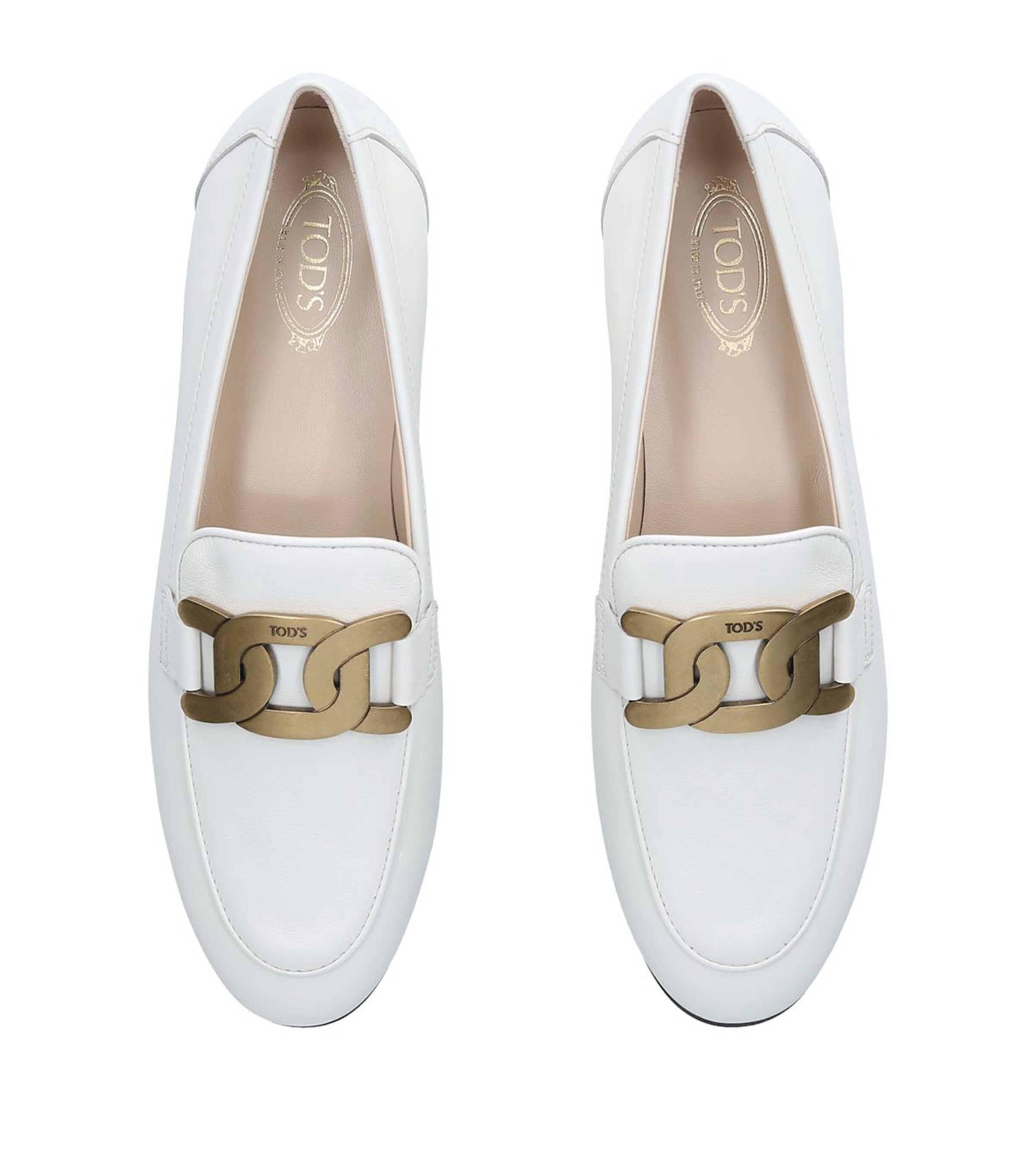 Leather Loafers WHITE Image 6