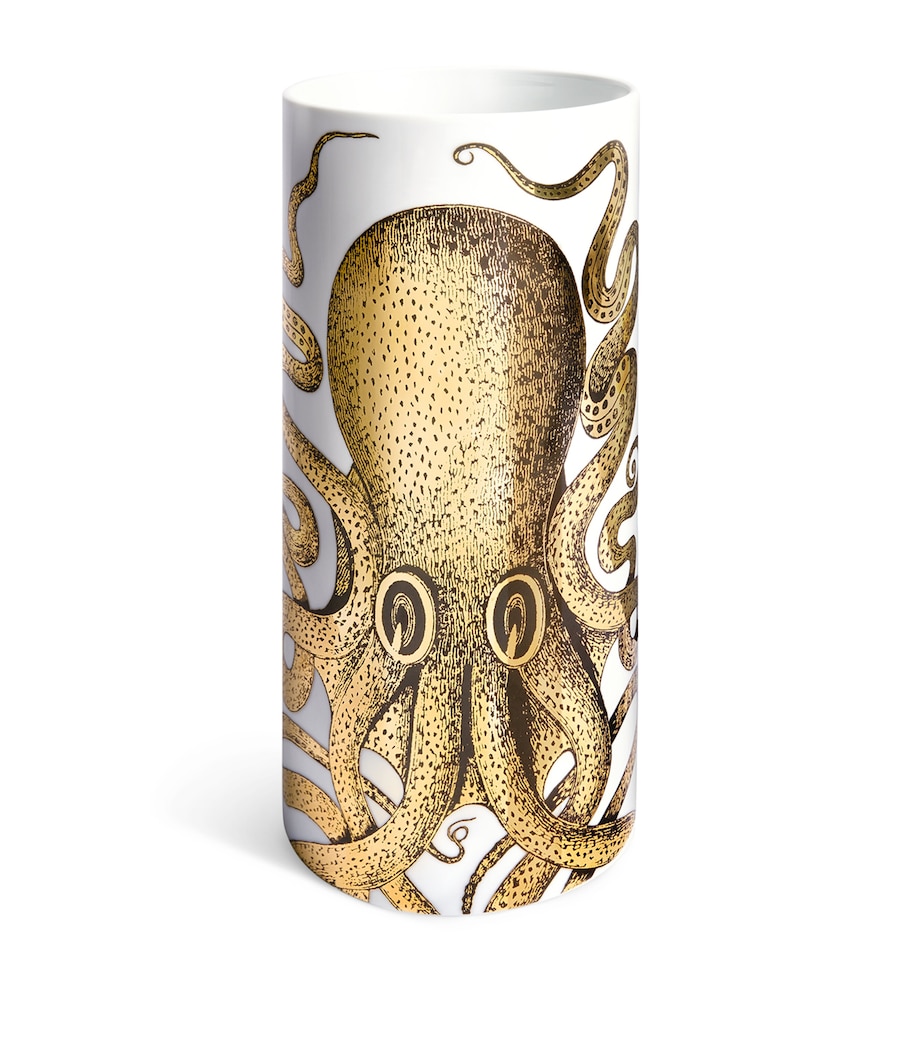 Fornasetti Medium Porcelain Polipo Vase (32cm) Image 3
