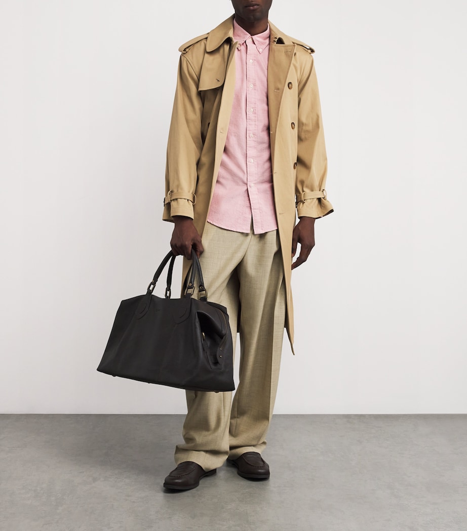 Cotton Oxford Shirt RED Image 2