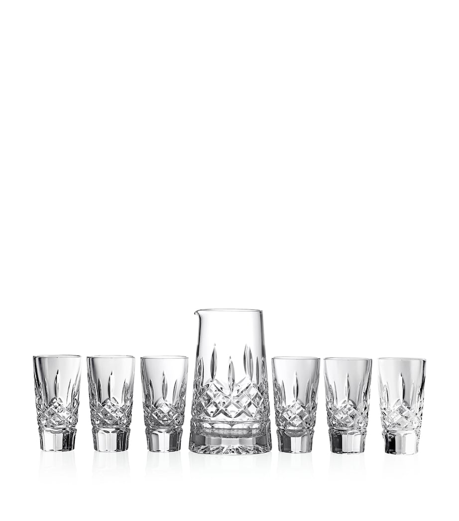 Lismore Pitcher and Shot Glass Set CLEAR Image 1
