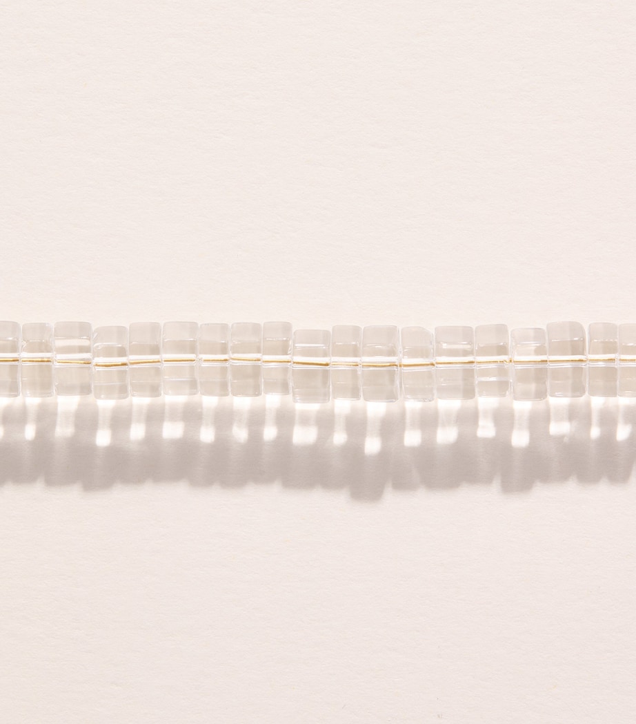 Hermina Athens Beaded Freshwater Pearl Necklace Gold Image 3