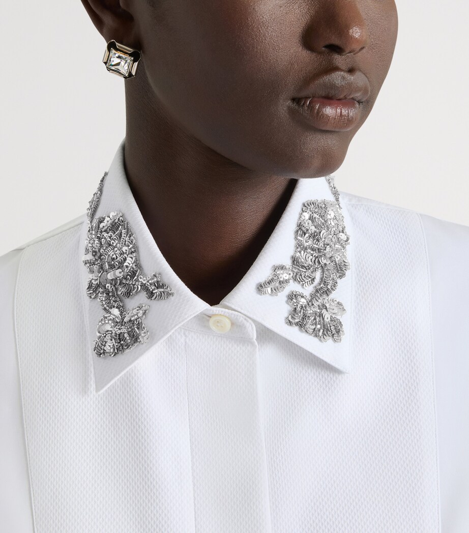 Givenchy Deconstructed Stud Earrings Antic Silvery Image 2