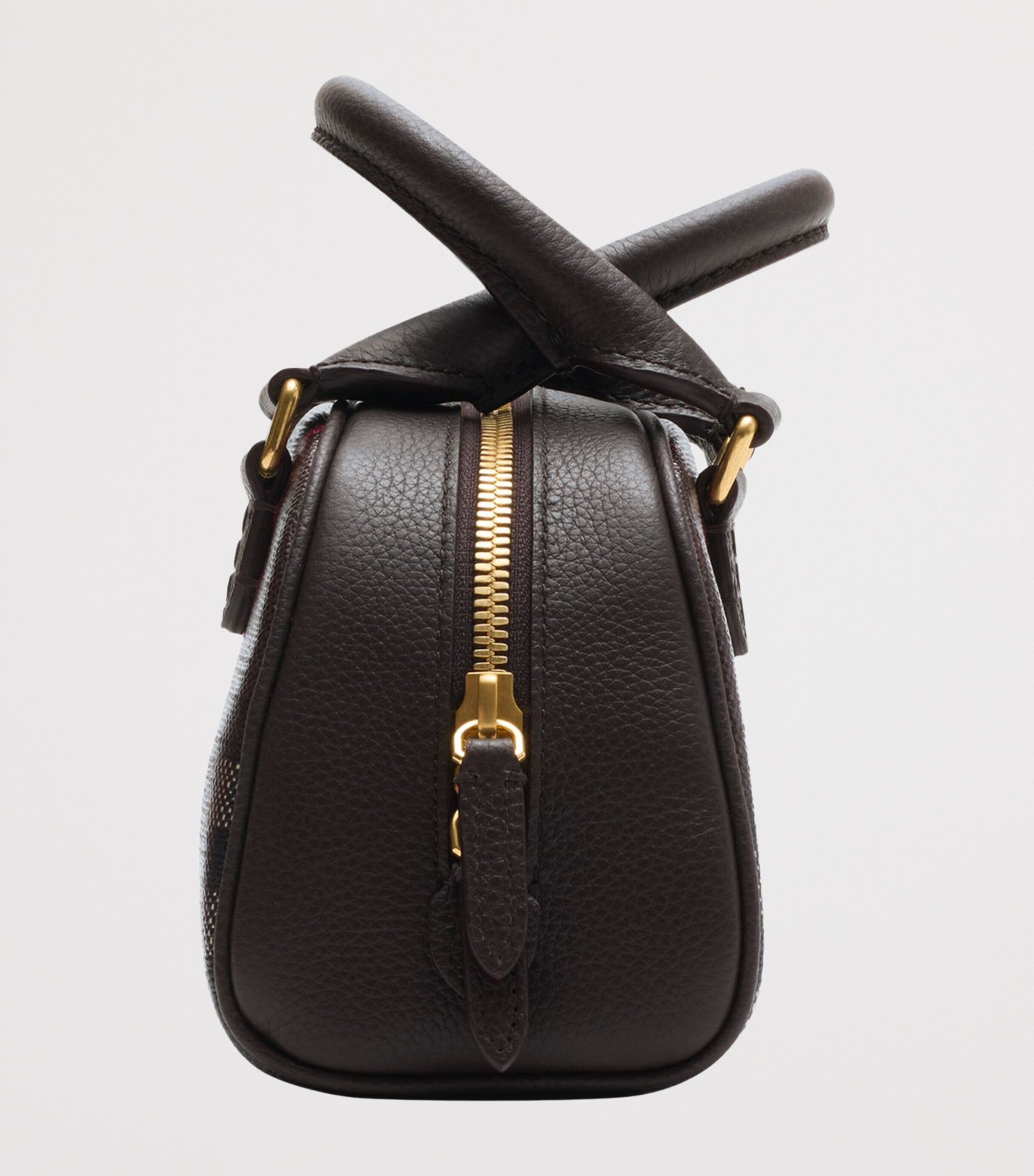 Mini Canvas Highlands Bowling Bag MAHOGANY Image 4