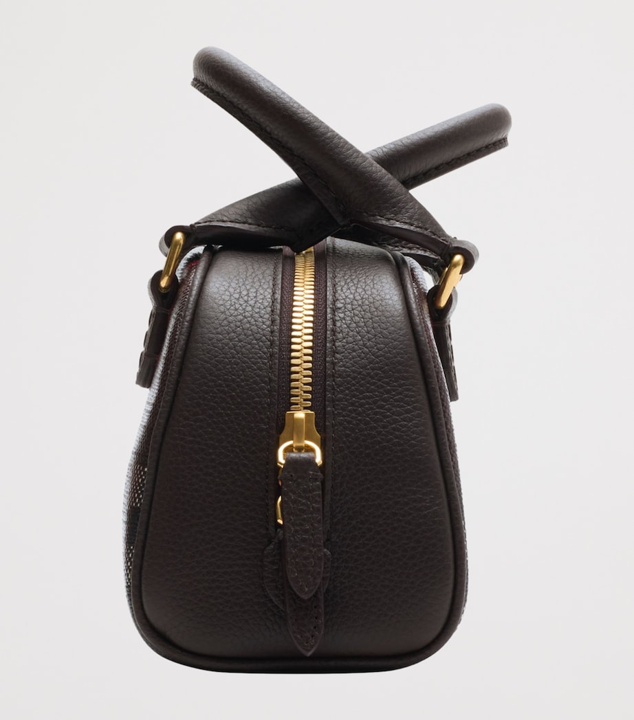 Mini Canvas Highlands Bowling Bag MAHOGANY Image 4