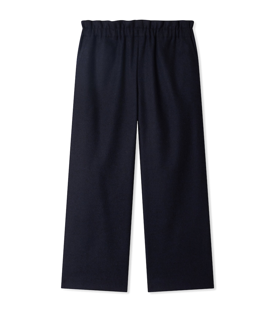 Wool-Blend July Trousers (10-14 Years) BLEU INTENSE Image 1