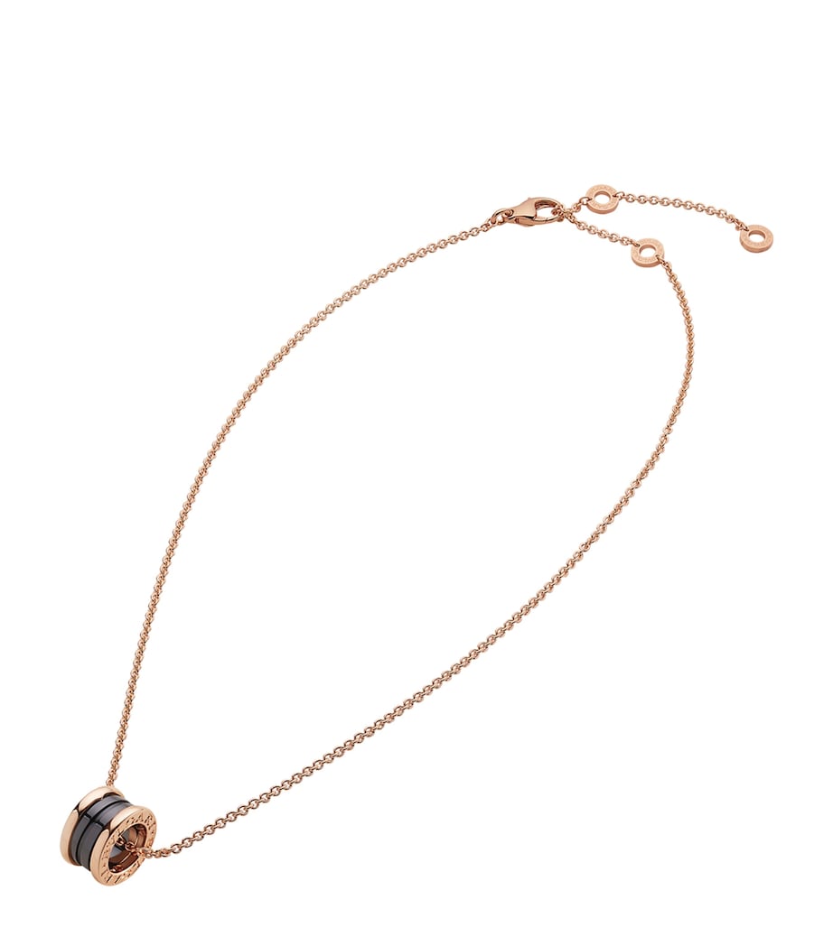 Rose Gold And Ceramic B.zero1 Necklace PINK GOLD Image 1