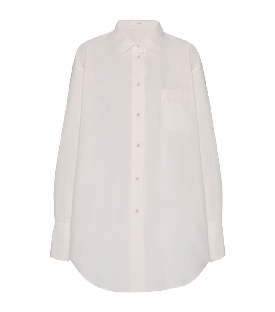 Ment Cotton Shirt WHITE Image 1