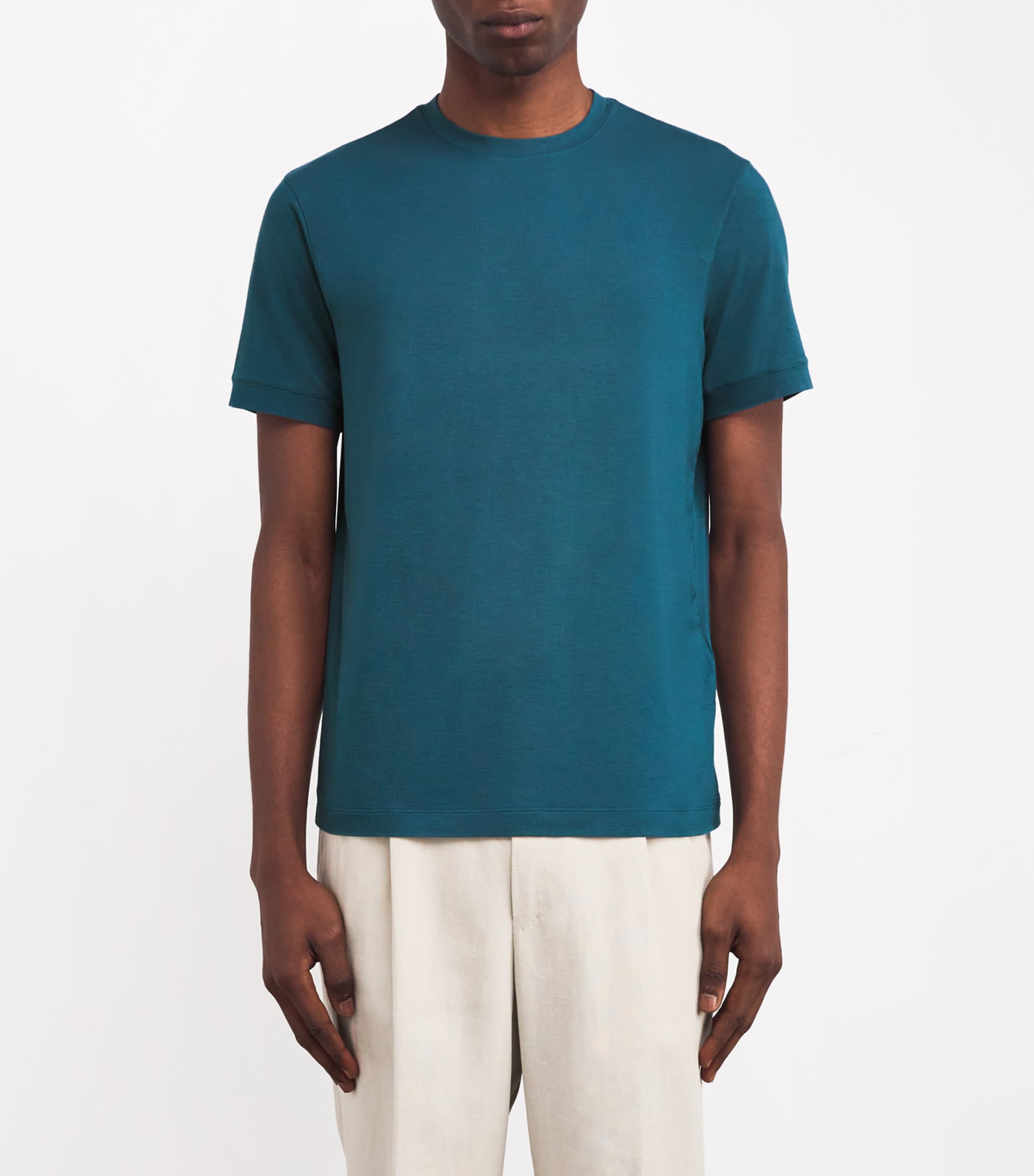 Tシャツ・カットソー ICON STRETCH VISCOSE T-SHIRT Giorgio Armani Stretch-Viscose Icon T-Shirt | Harrods US