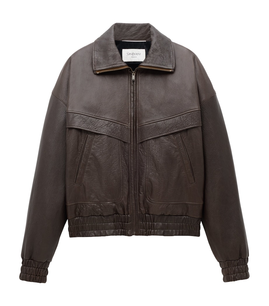 Leather Bomber Jacket 2509 Image 1