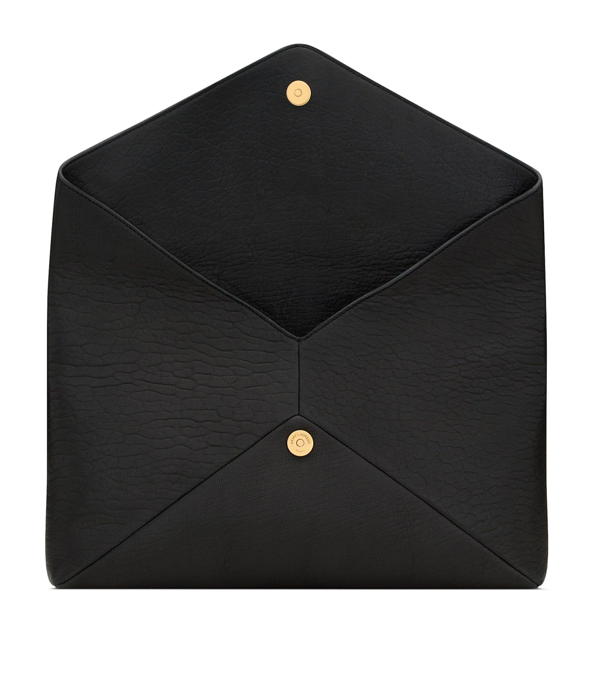 Saint Laurent Leather Cassandre Envelope Pouch Image 5