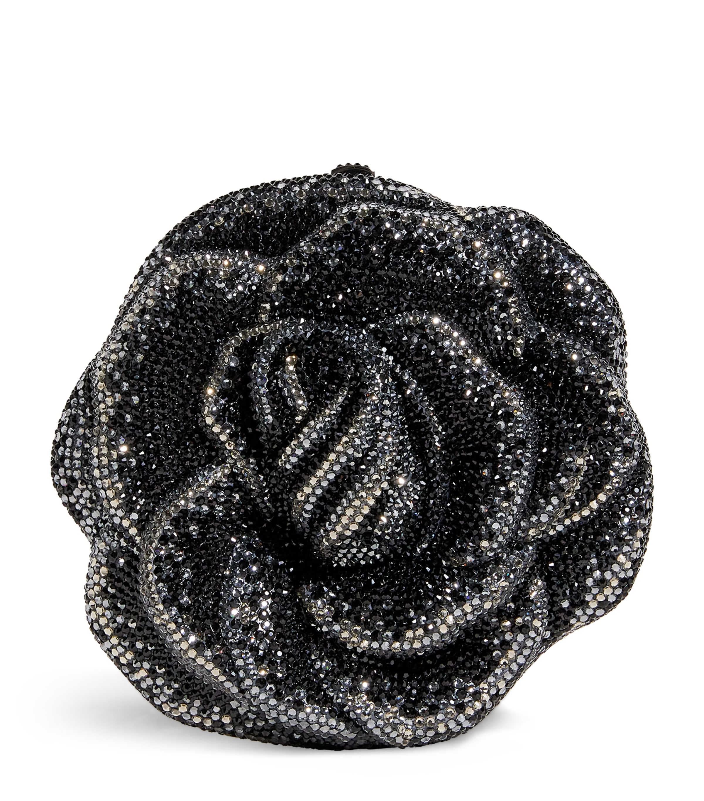 Crystal-Embellished Rose Clutch Bag SJTMT Image 1