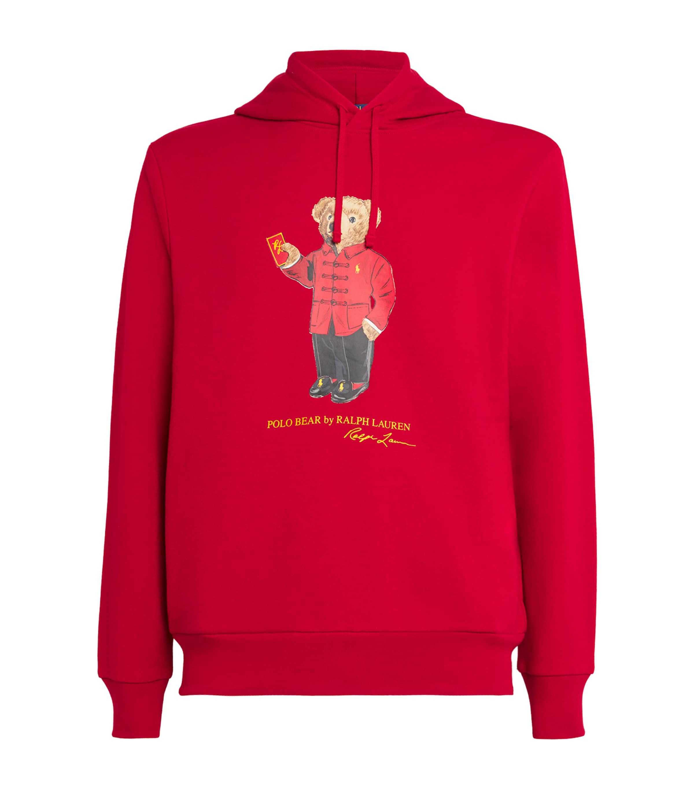 Polo Ralph Lauren Cotton Blend Polo Bear Hoodie Harrods US