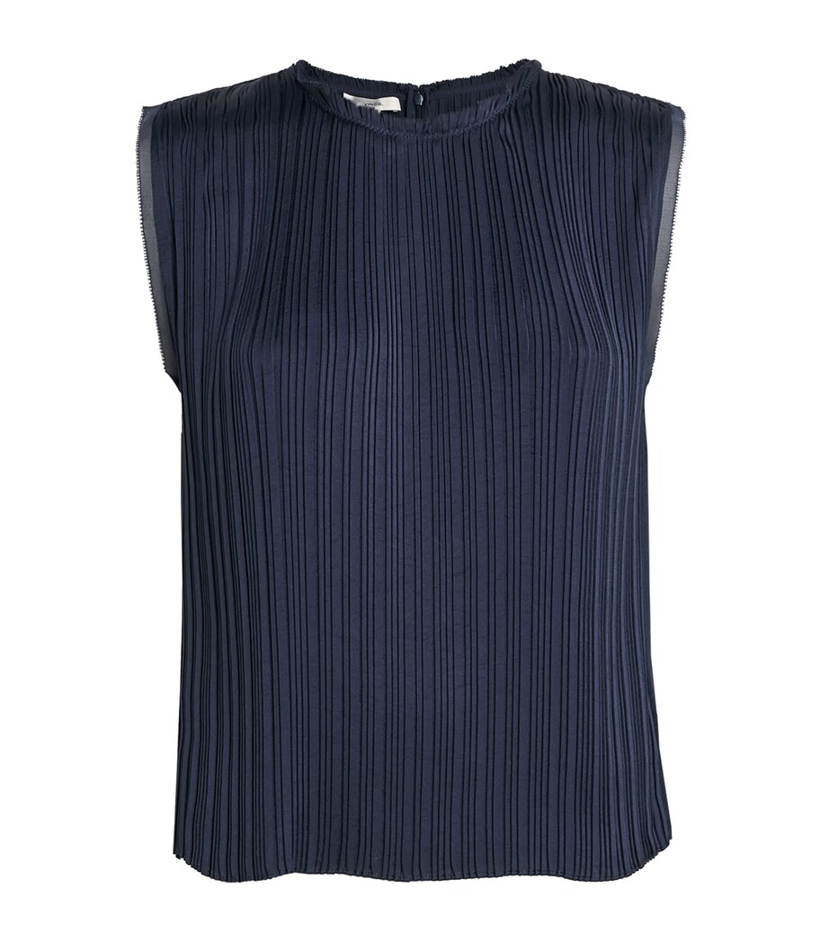 Satin Pleated Top 403CBL Image 1