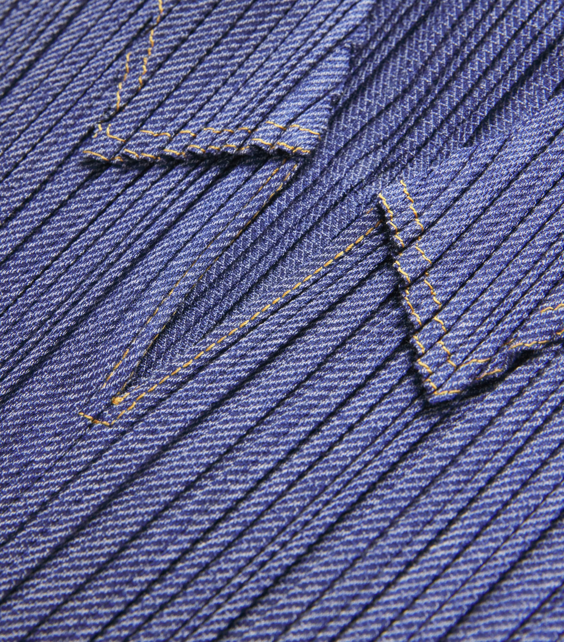 Pleated Cotton Denim Shirt 72 Image 5