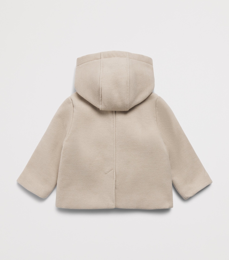 Patachou Hooded Toggle Coat (6 Months-3 Years) Beige Image 2