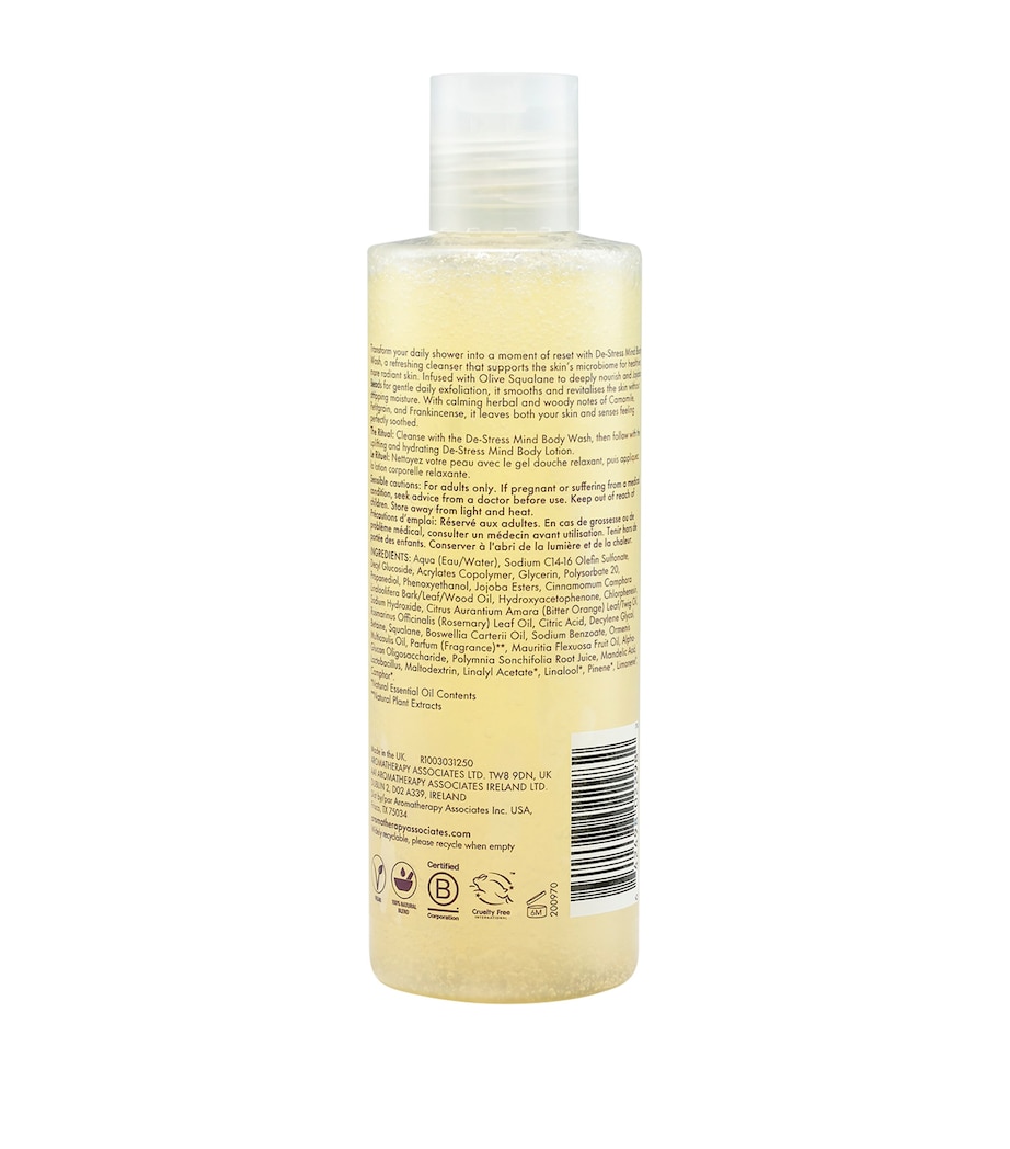 De-Stress Mind Body Wash (250ml) NO COLOUR Image 2
