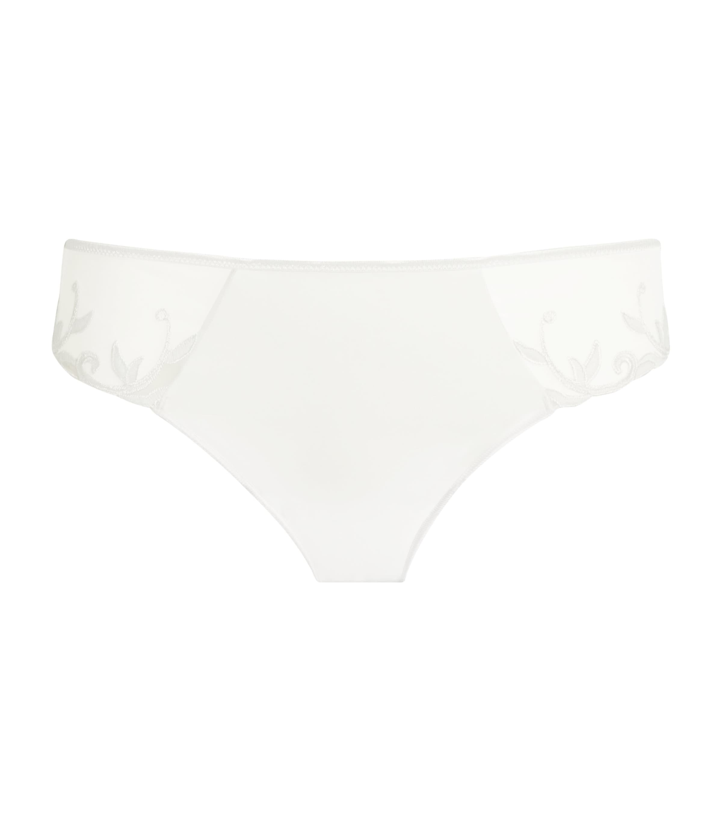 Simone Perele Lace-trim Andora Bikini Briefs In White