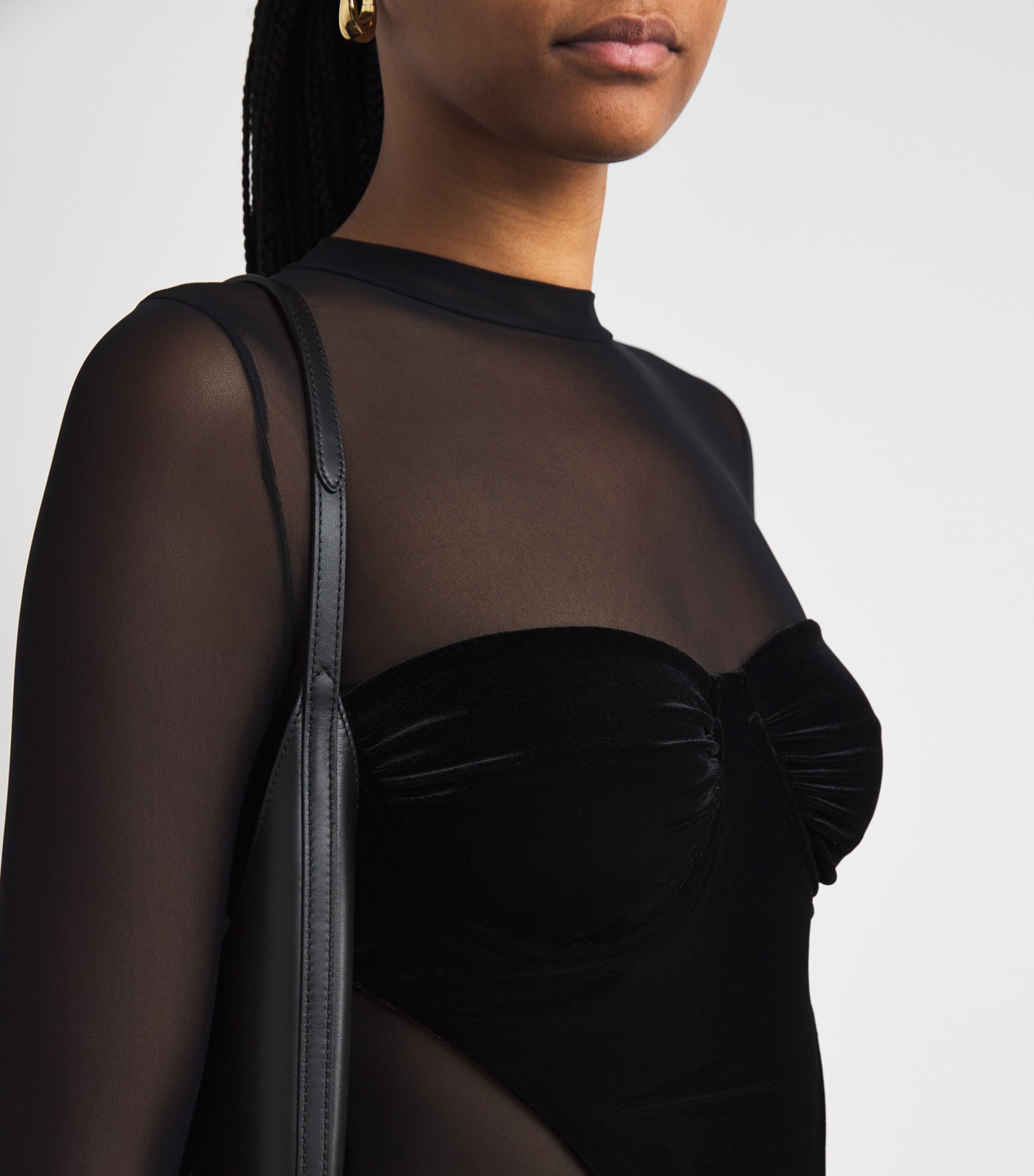 Maybe Later Thong Bodysuit BLACK Image 6