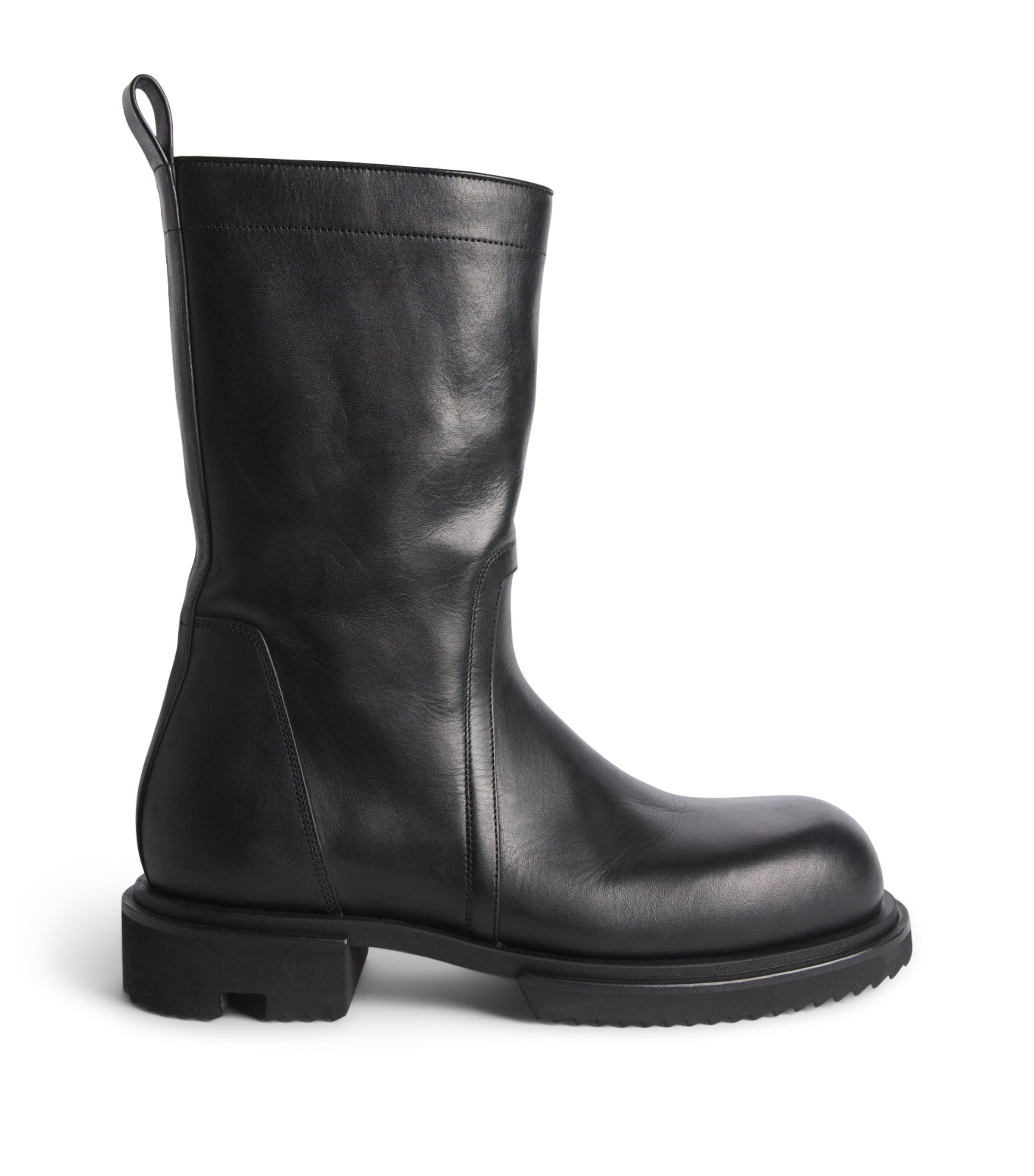 Rick Owens Leather Creeper Gabe Ankle Boots Black Image 1
