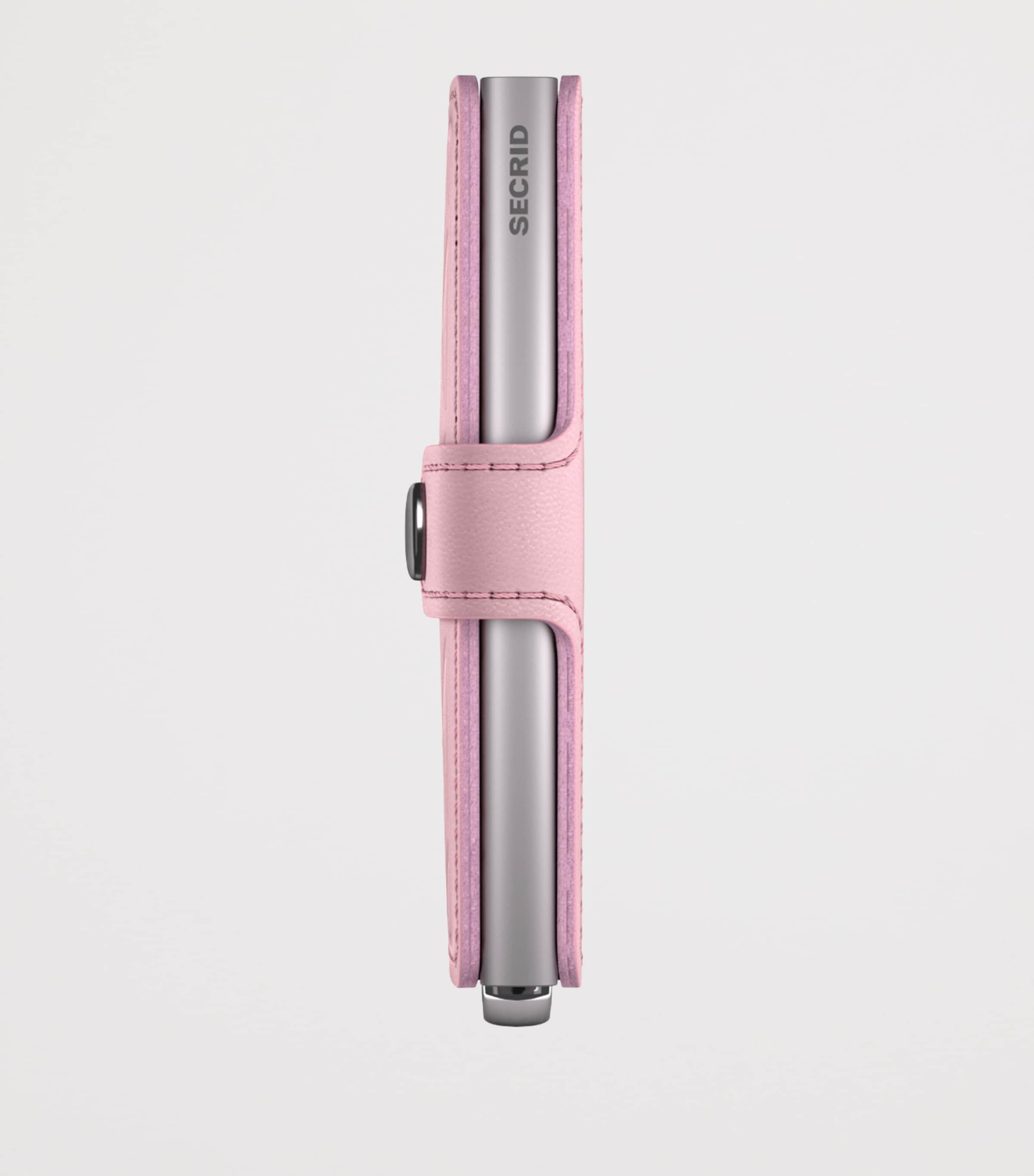 Leather Diamond-Embossed Miniwallet ROSE Image 3