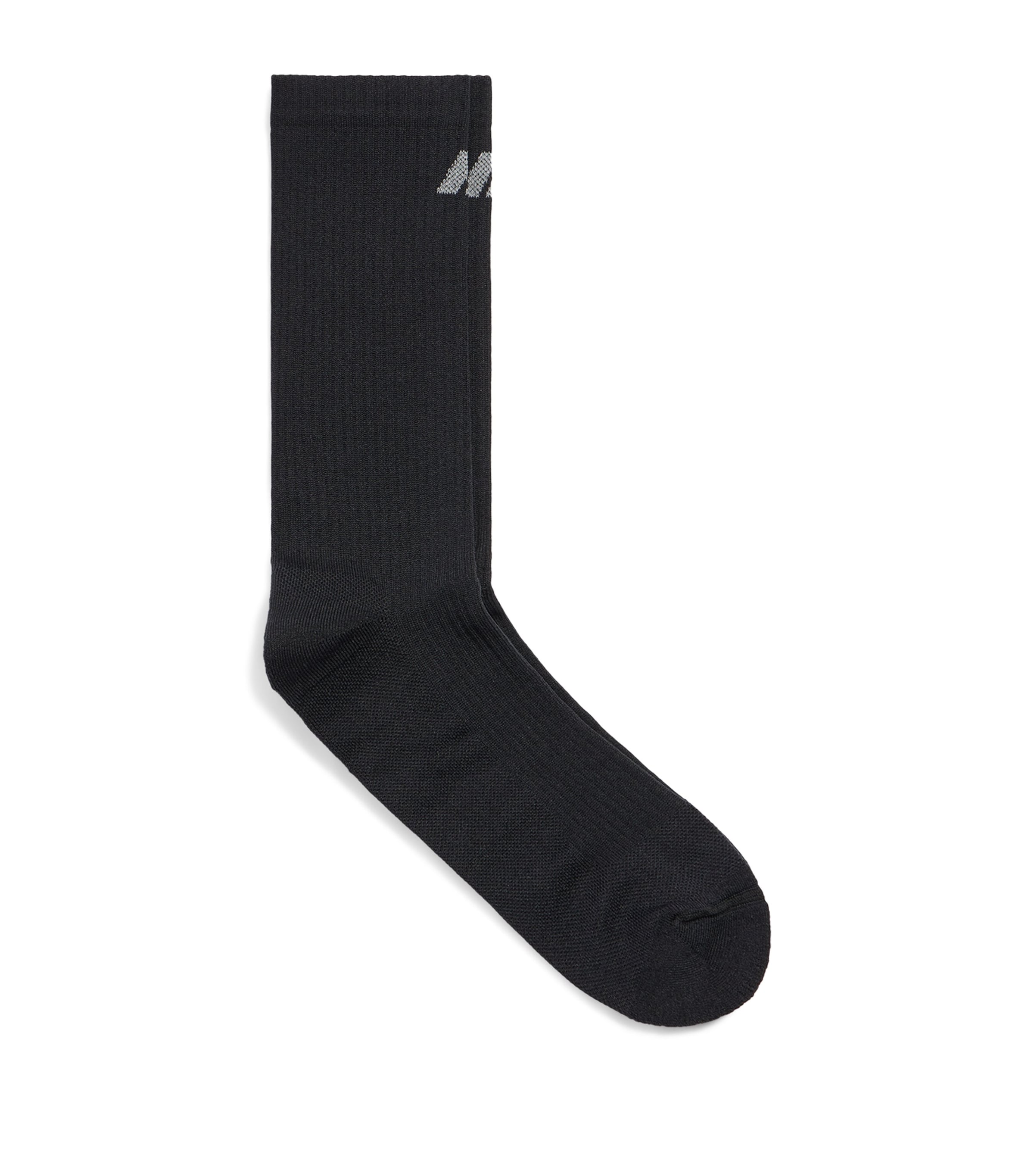 Balenciaga Cotton Technical Socks In Black