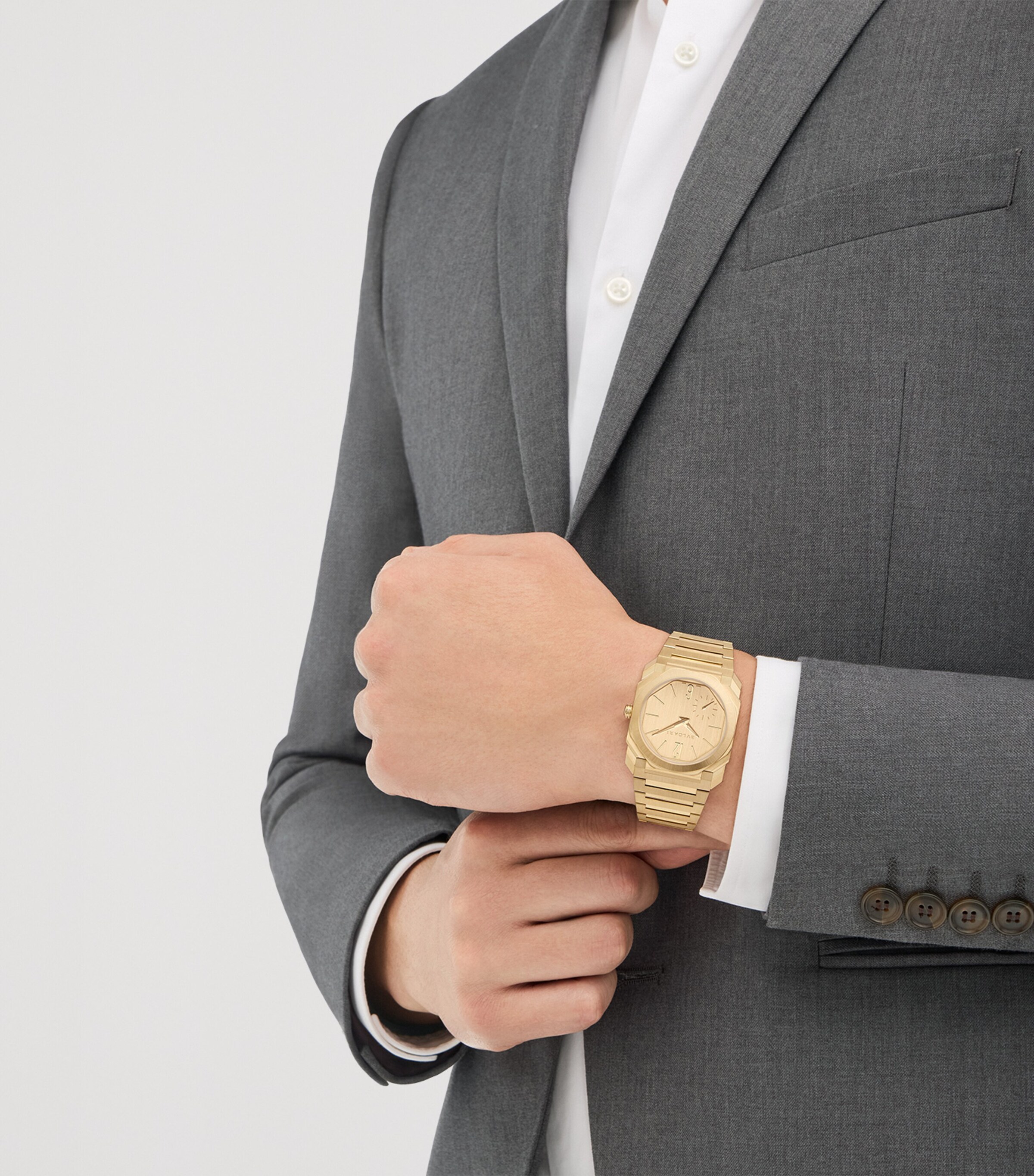 Bvlgari Yellow Gold Octo Finissimo Automatic Watch 37mm No Color Image 10