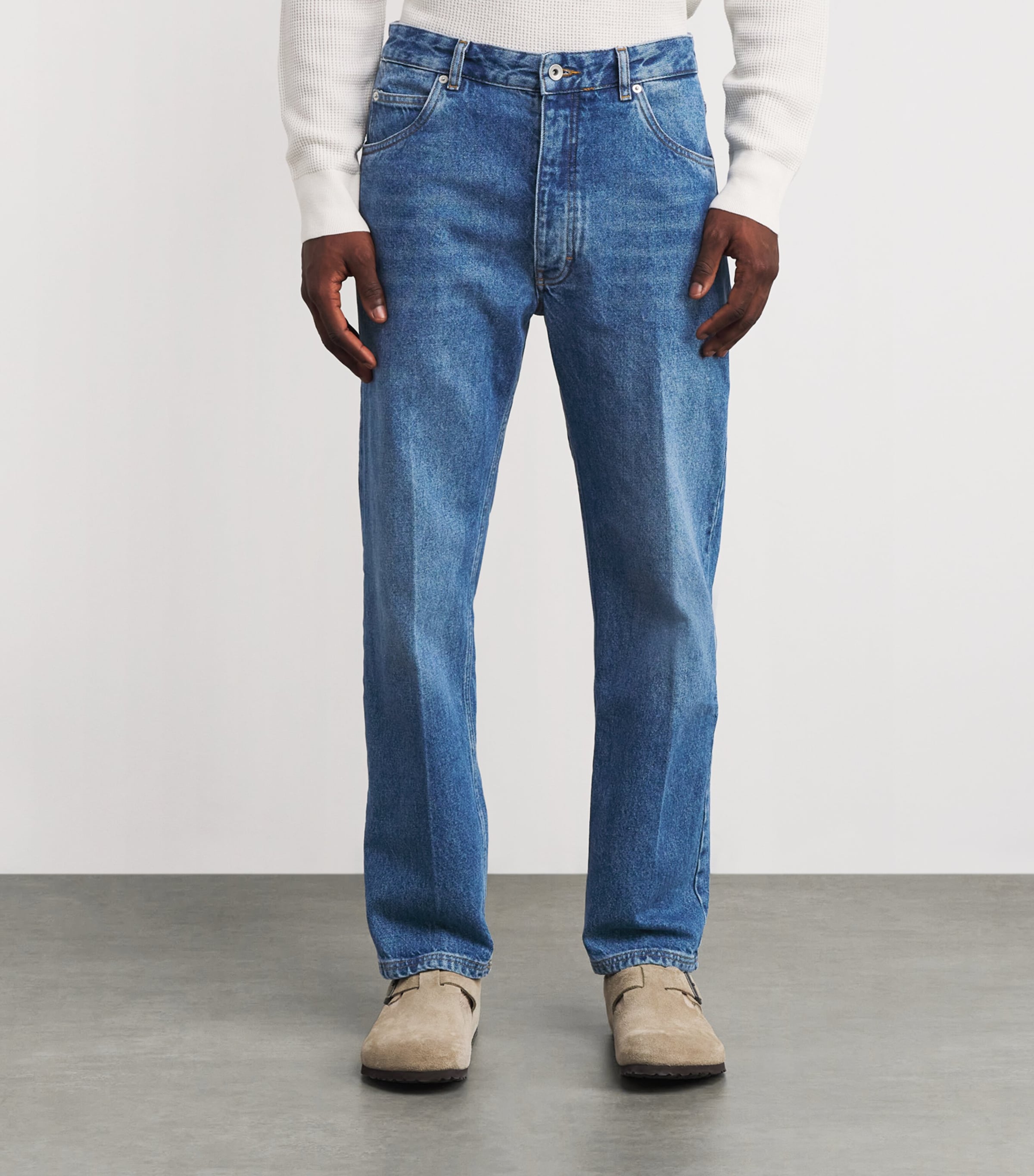x Aaron Levine Windslow Jeans INDIGO COWBOY CREASE Image 3