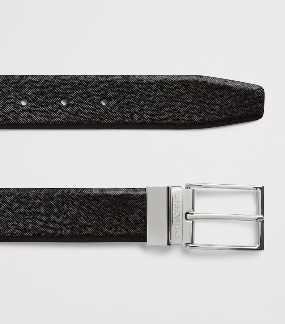 Emporio Armani Grained Leather Belt Image 3