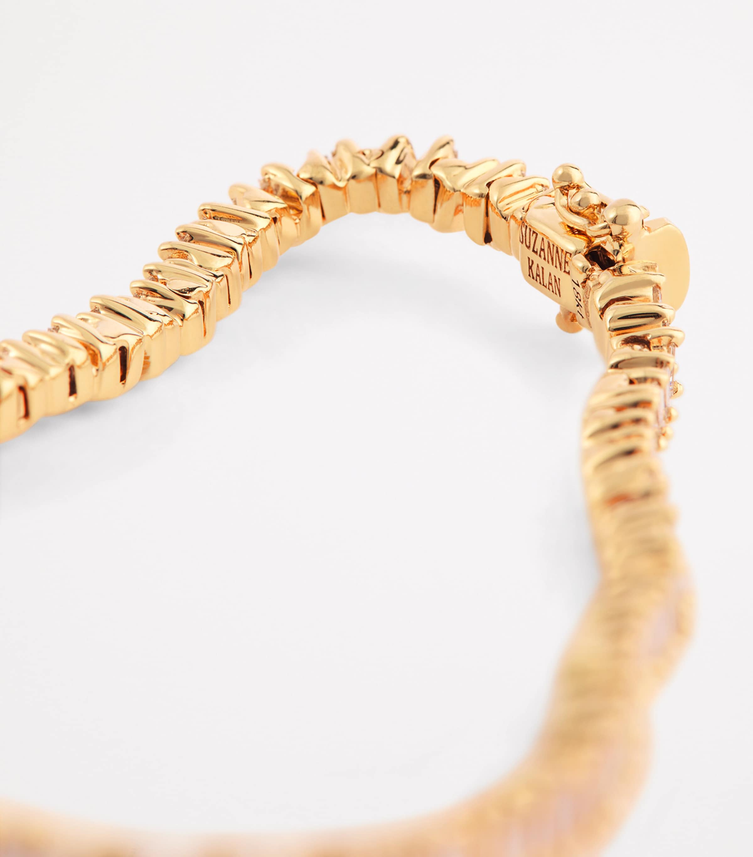 Suzanne Kalan Yellow Gold and Diamond Mini Classic Tennis Bracelet Yg/wd Image 4