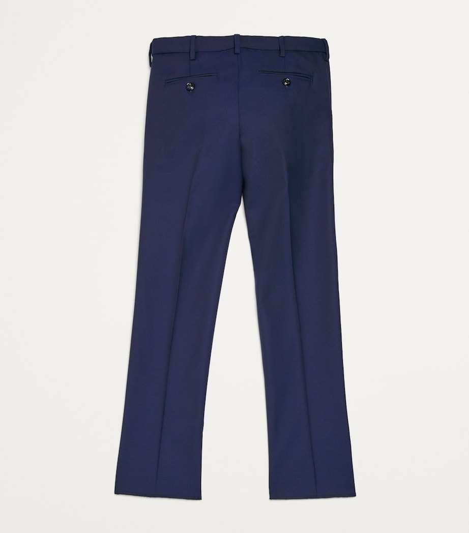 Wool Tailored Trousers (4-16 Years) 002 DARK BLUE Image 2
