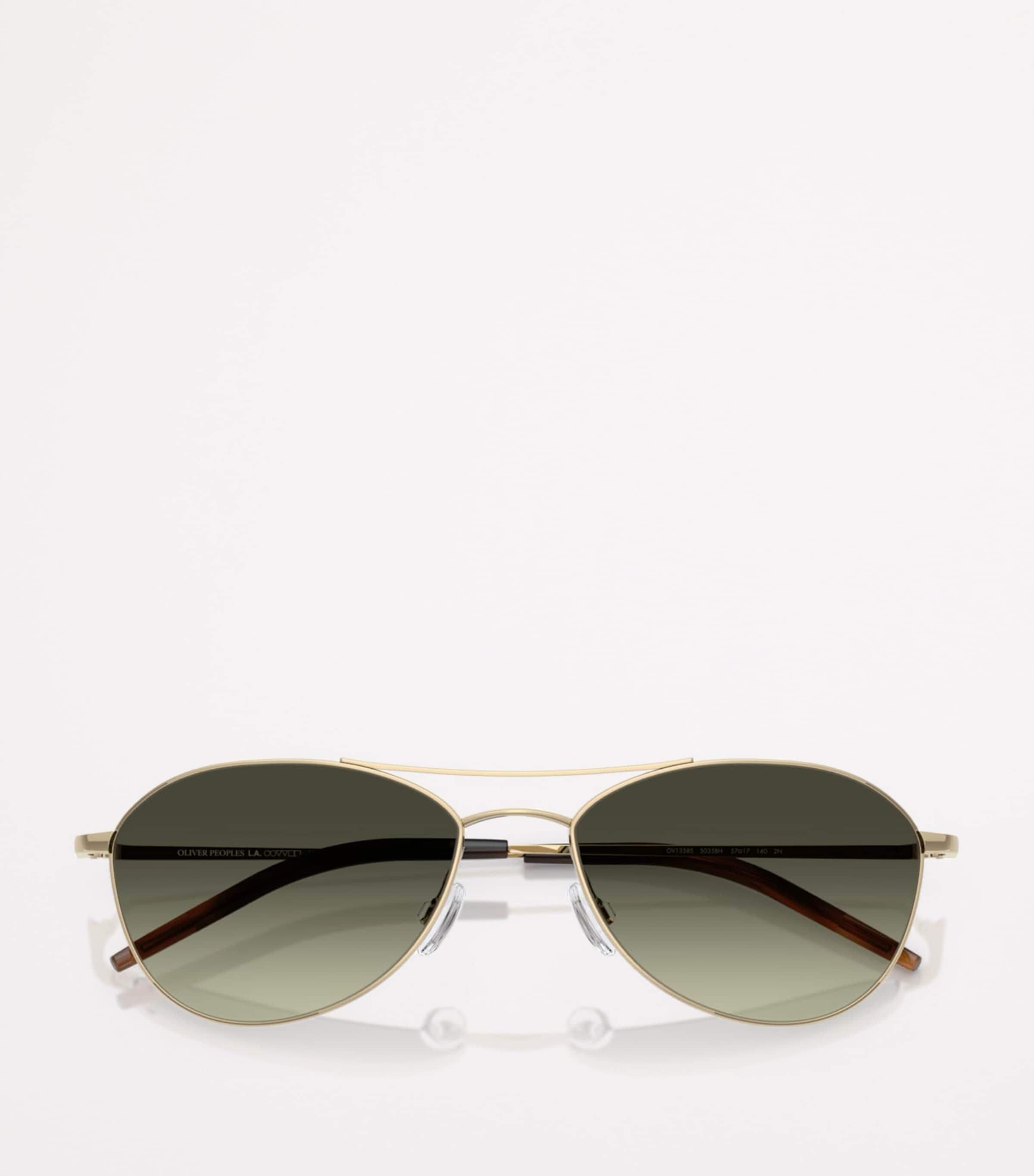 Oliver Peoples Aero II Aviator Sunglasses Image 5