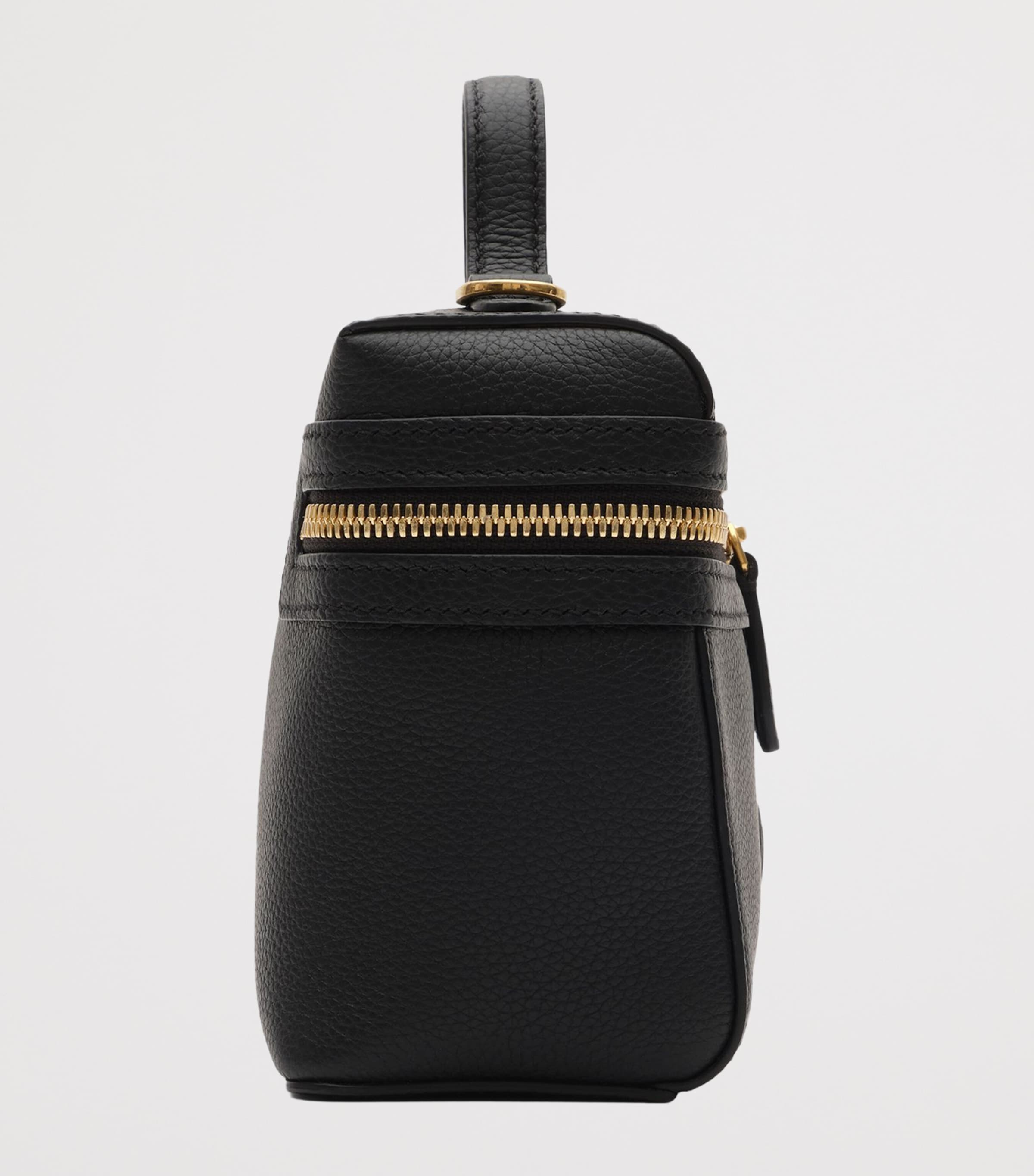Burberry Leather Bloomsbury Vanity Bag Black/black Calico Image 3