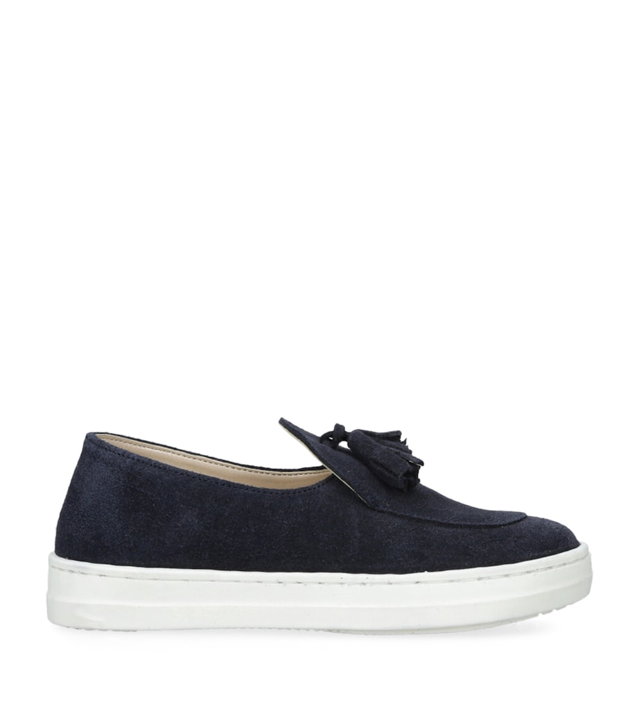 BabyWalker Suede Tassel Loafers Blue/dark Image 1
