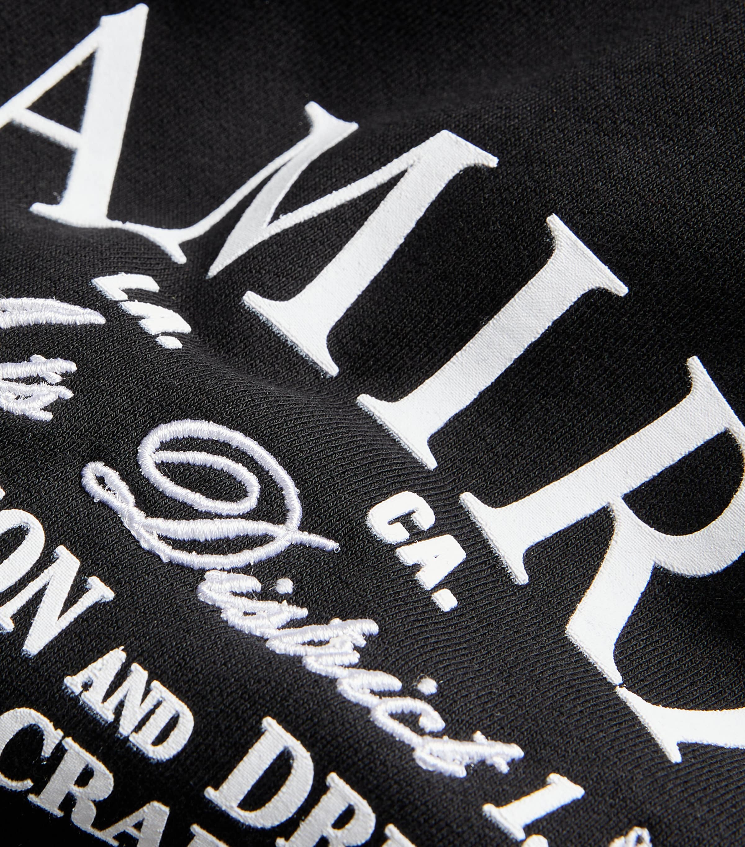 Cotton Logo Print Sweatpants CTT-BLACK Image 5