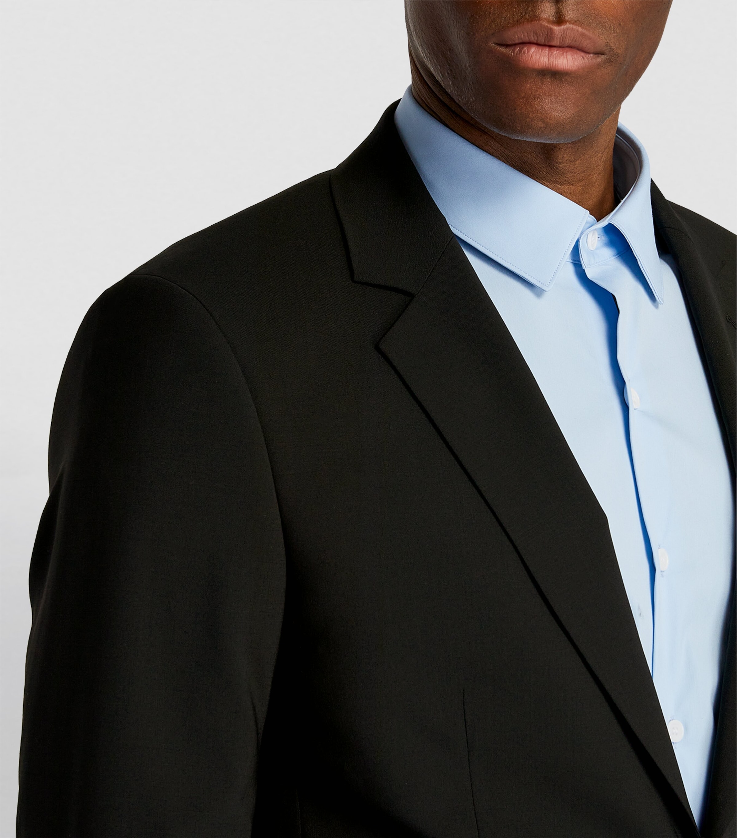 Sandro Paris Mens Virgin Wool Blazer Black Image 6