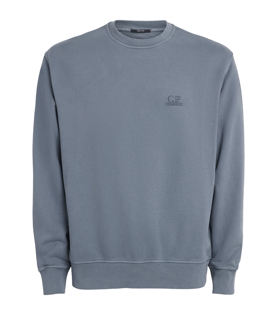 C.P. Company Mens Cotton Embroidered Logo Sweatshirt Image 1