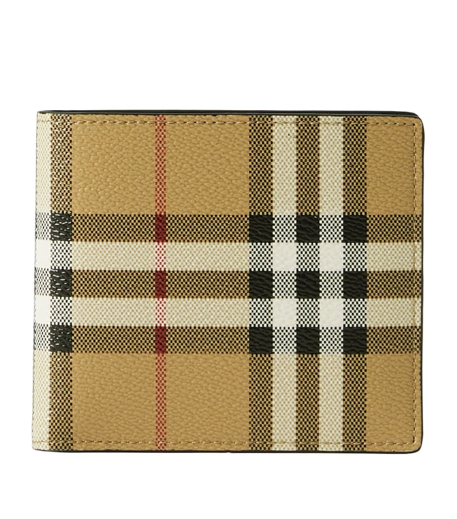 Check Bifold Coin Wallet ARCHIVE BEIGE Image 1