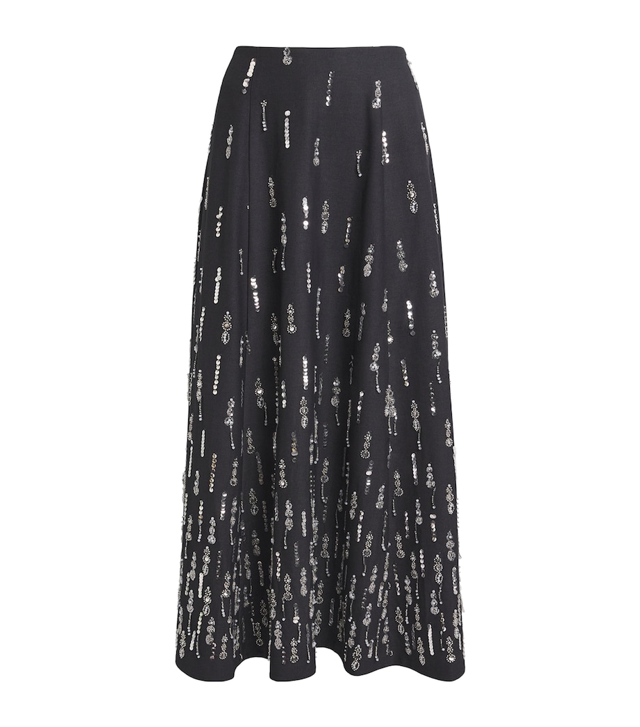 Embellished Selene Midi Skirt CHARCOAL MULTI Image 1