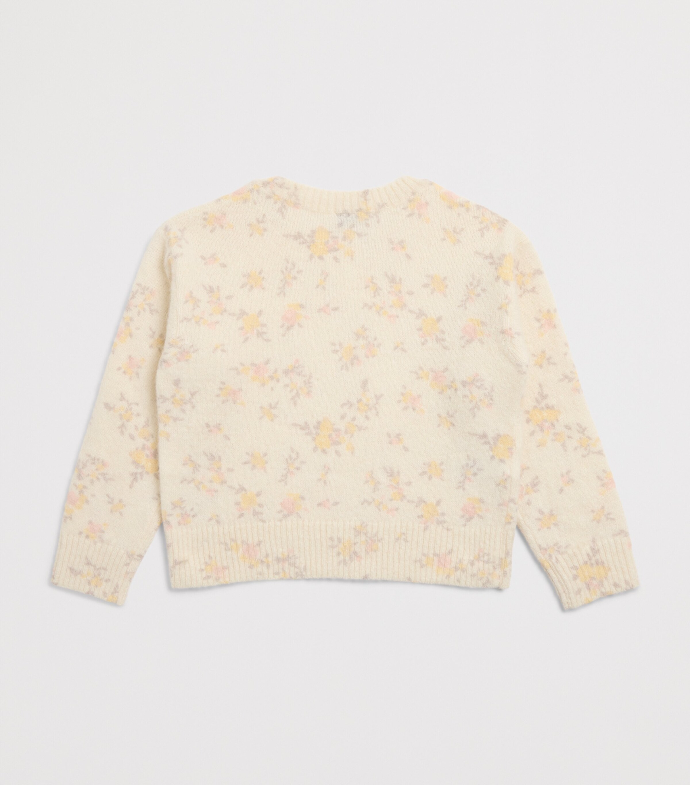 Wool-Blend Floral Print Sweater (2-14 Years) 100MILK Image 2