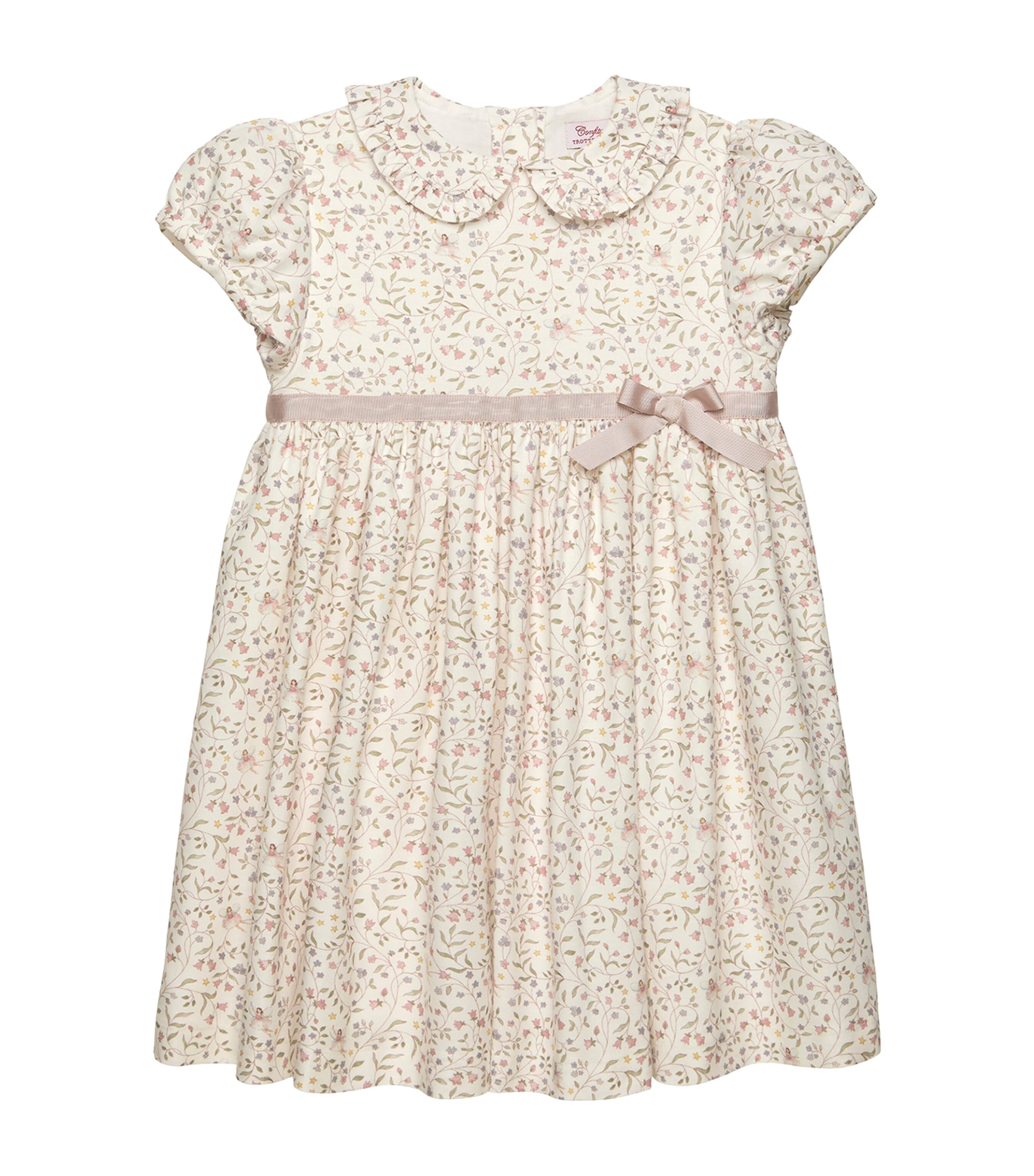 Trotters Cotton Fairy Dress In White