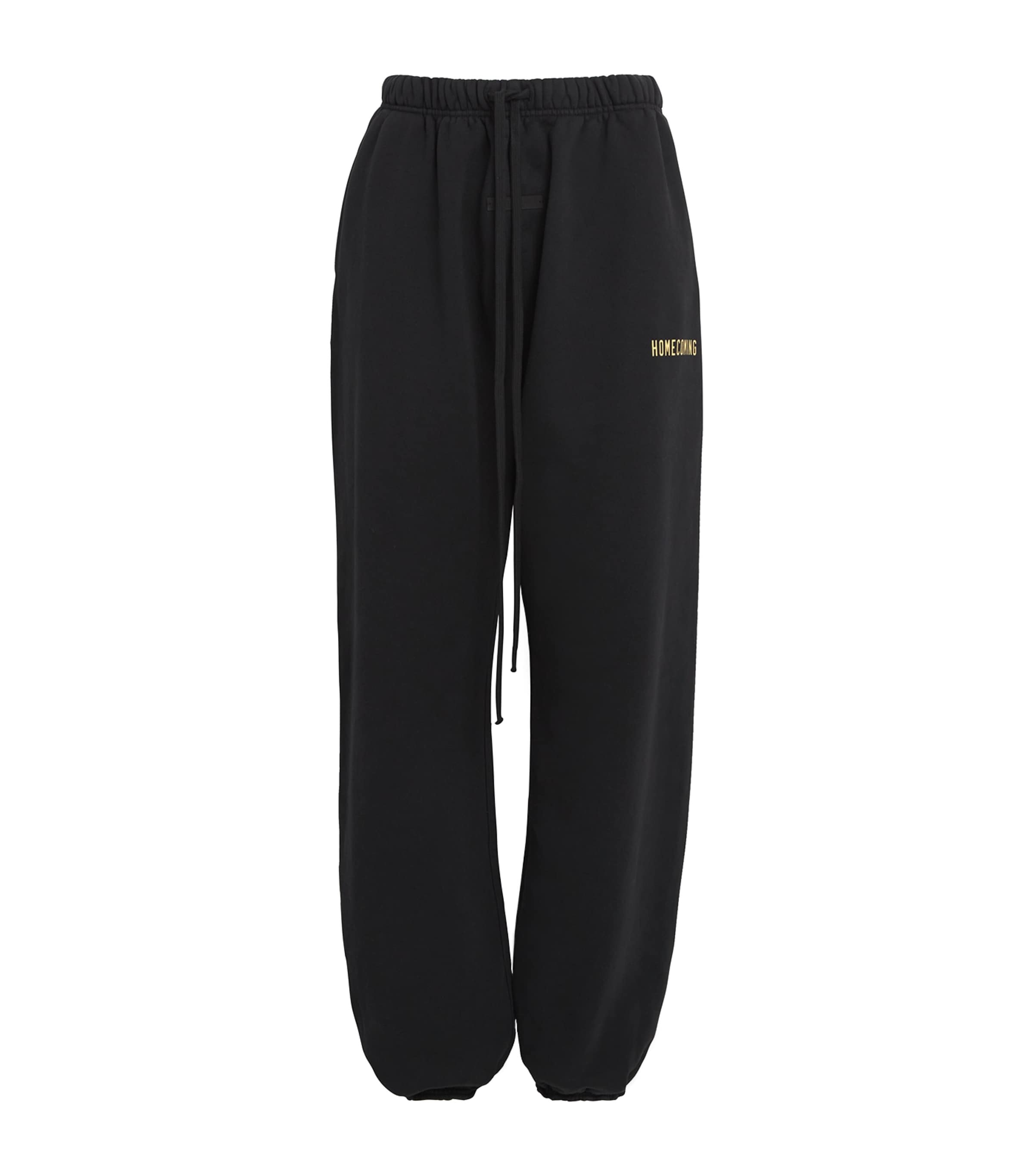 Shop Fear Of God Cotton Homecoming Sweatpants In Black