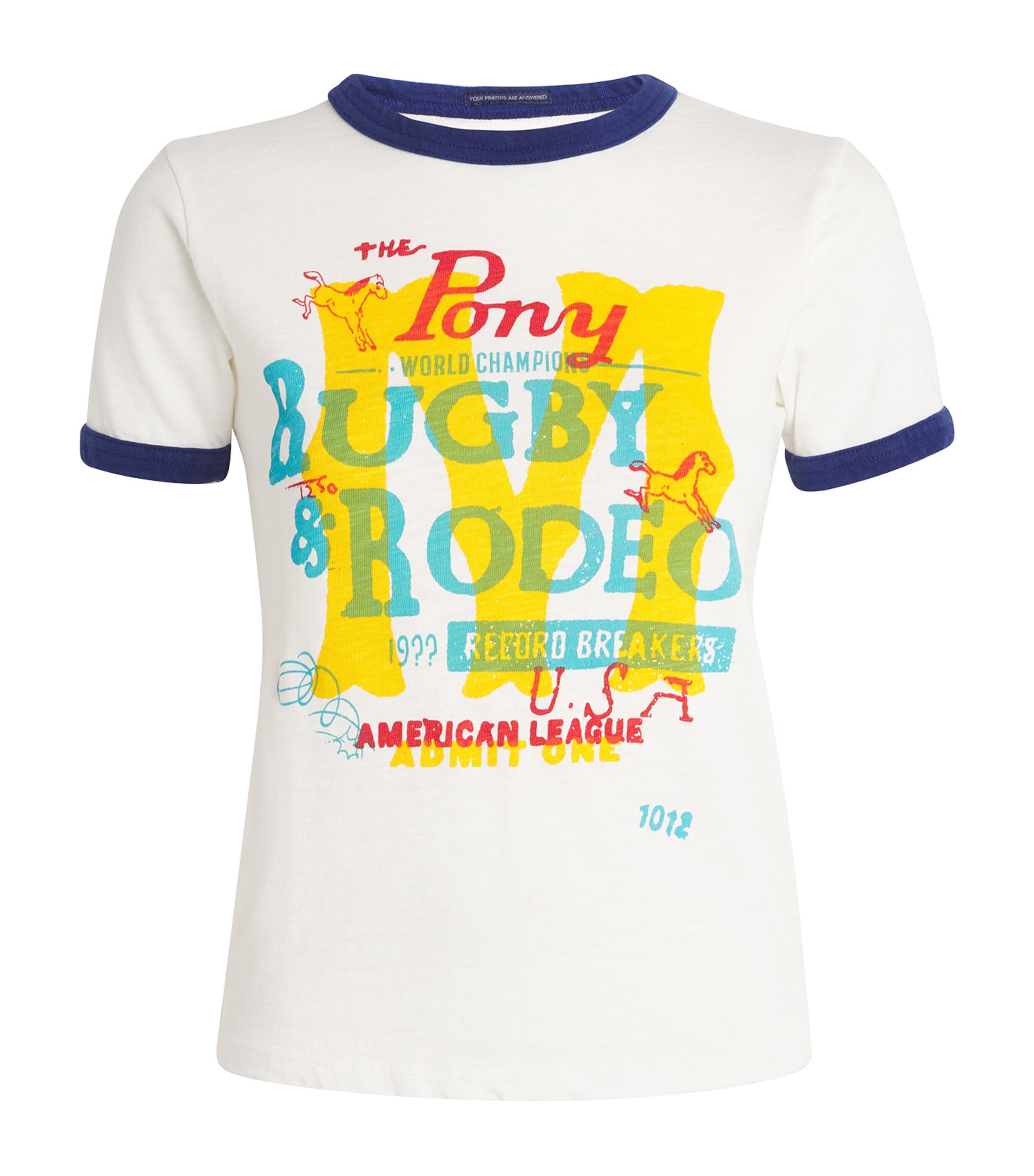 MOTHER COTTON THE LIL SINFUL RINGER T-SHIRT