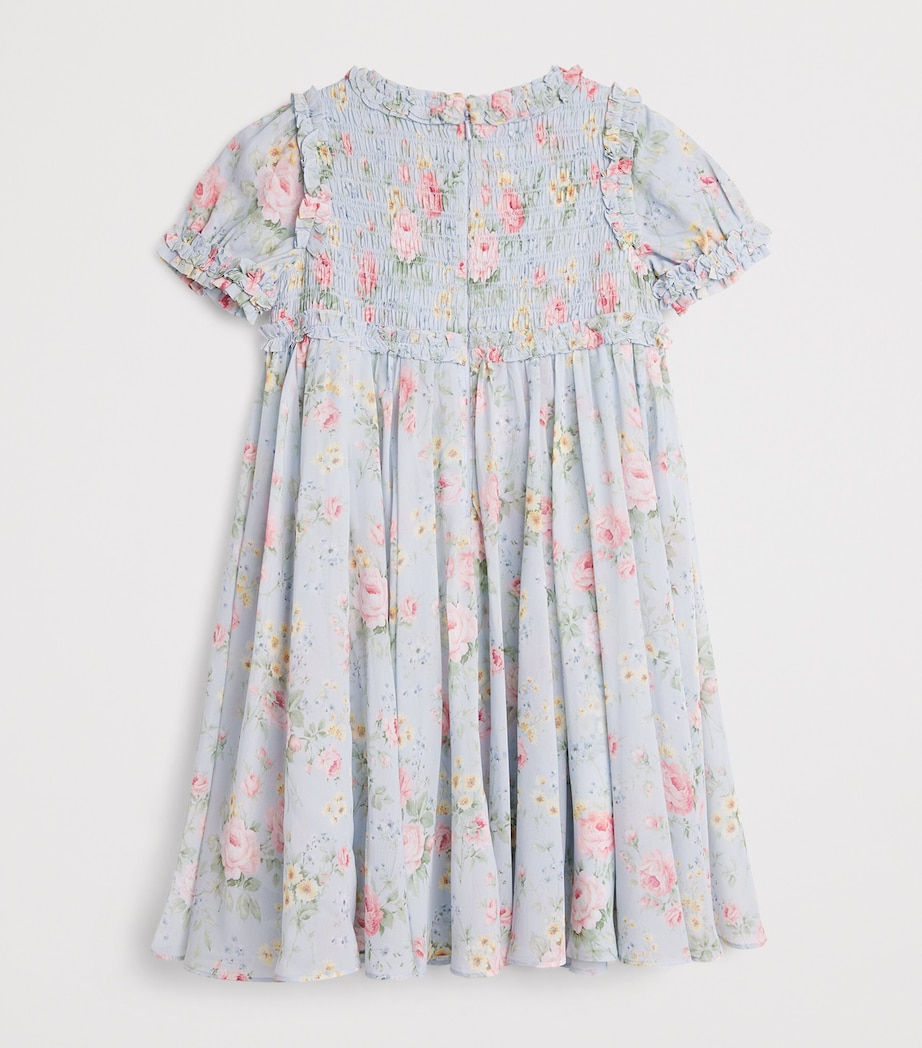 Chiffon Pompadour Garden Giselle Dress (3-12 Years) FRB FRENCH BLUE Image 2