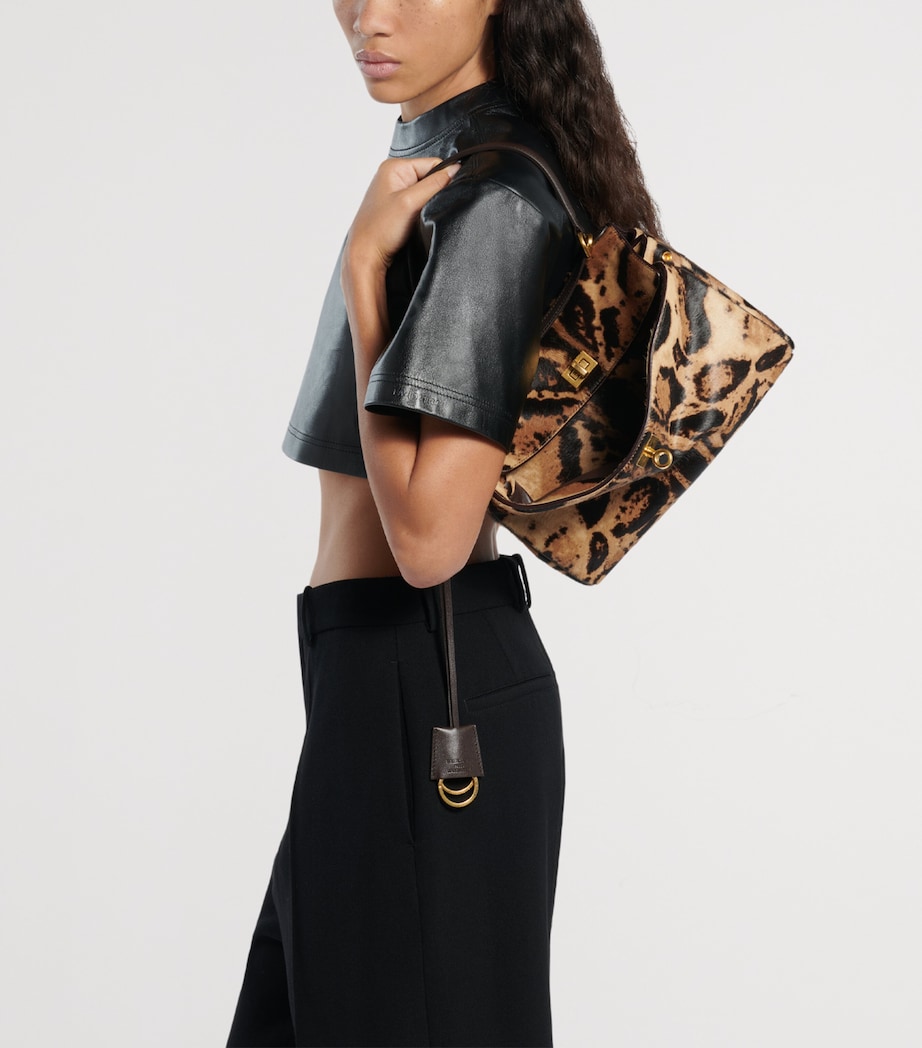Balenciaga Pony Hair Rodeo Top-Handle Bag Image 7