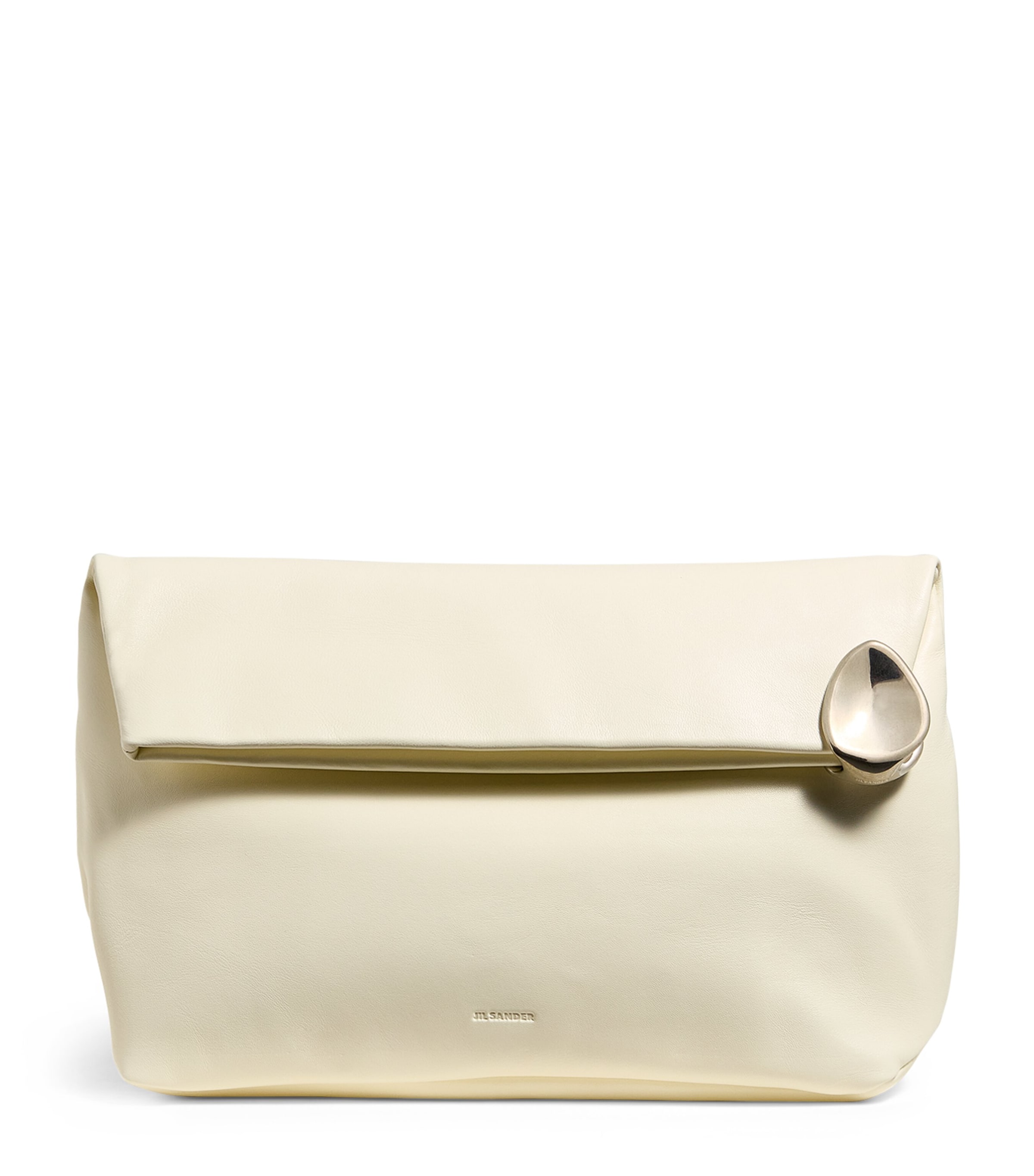 Jil Sander Leather Jewel Zip Clutch Bag | Harrods AE
